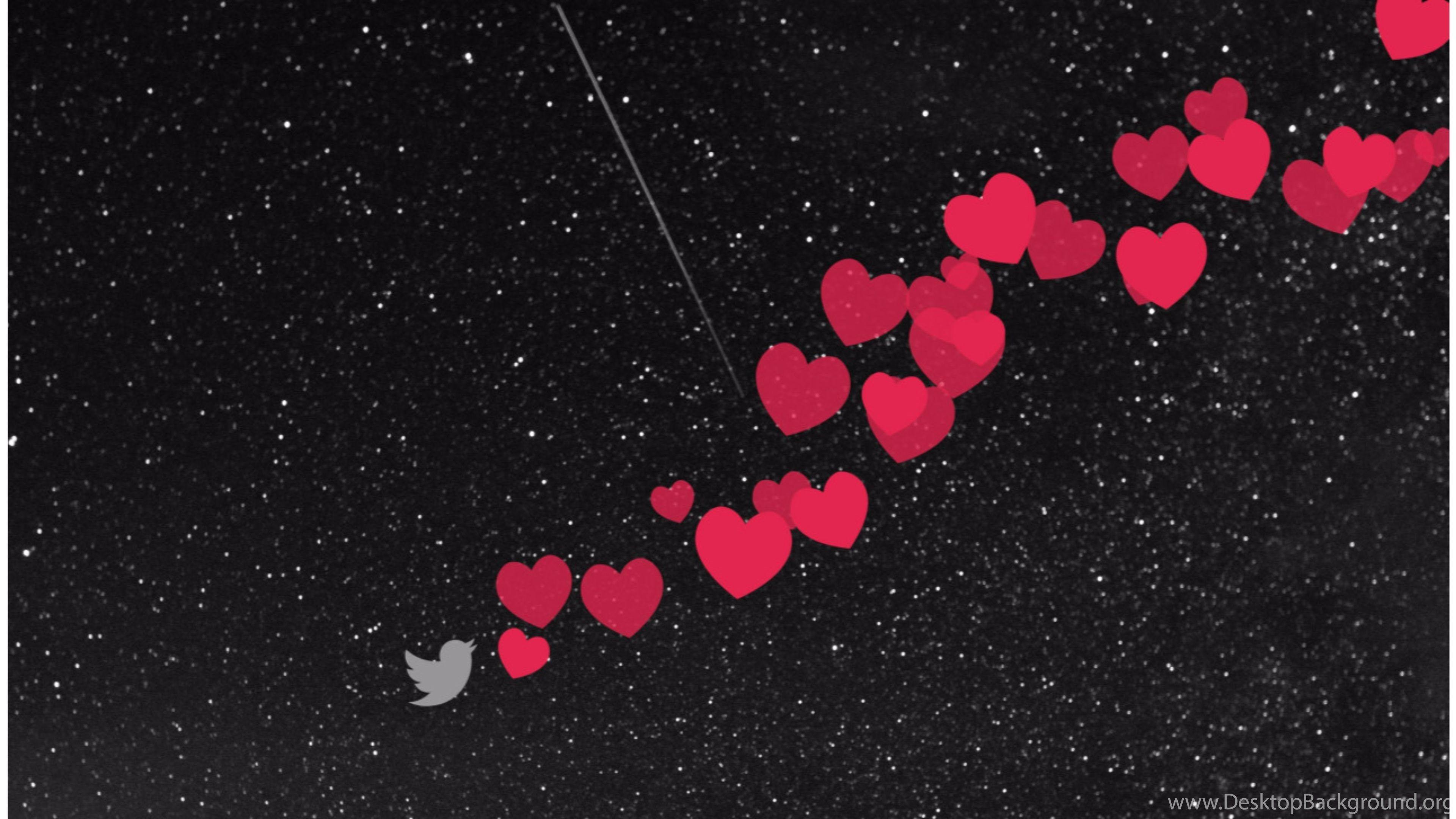 3840x2160 Flying Hearts 4K Love Wallpaper Desktop Background