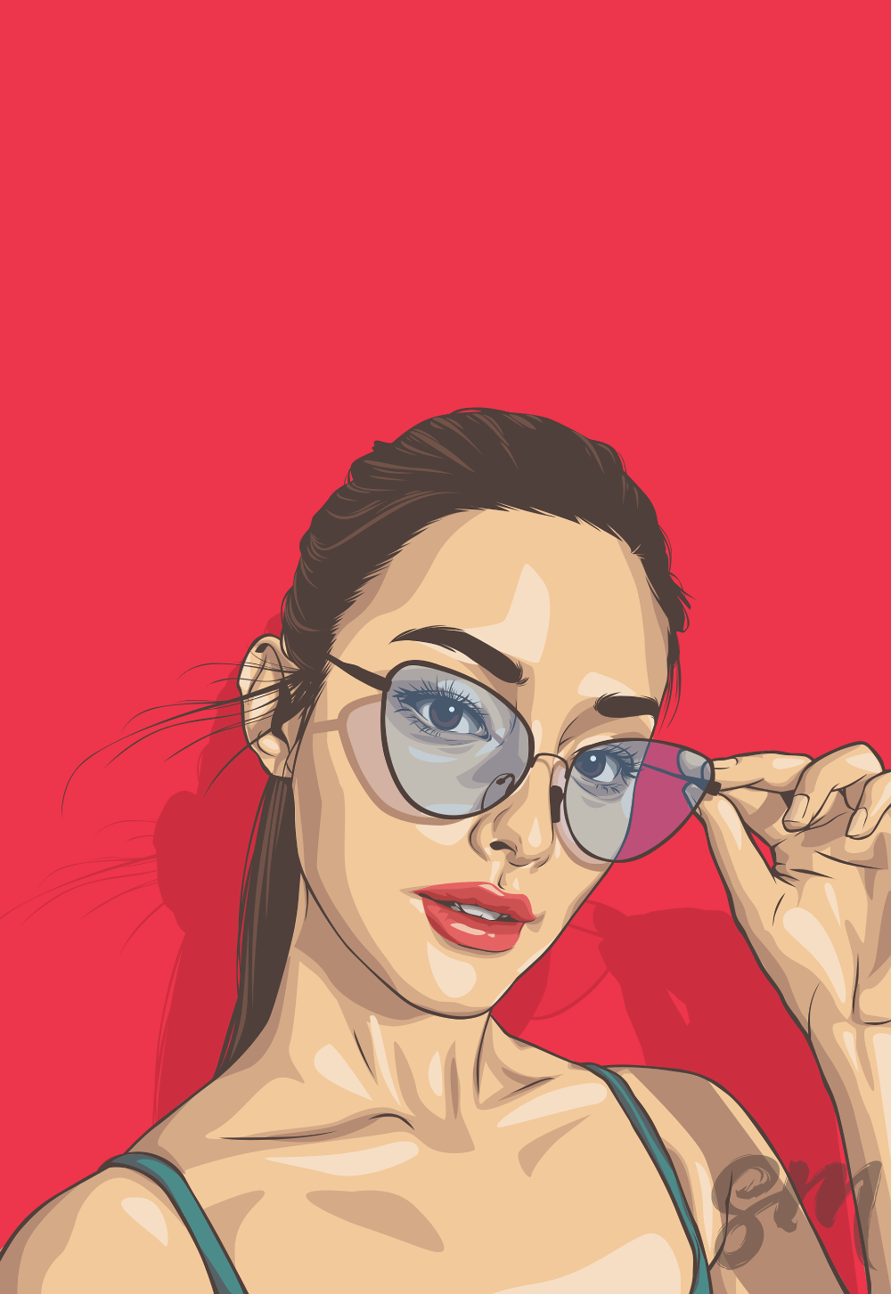 1000x1453 Liza Soberano портрет вектор векторный портрет photohop portrait vector art портре. Хипстерское искусство, Хипстер обои, Мультипликационное искусство
