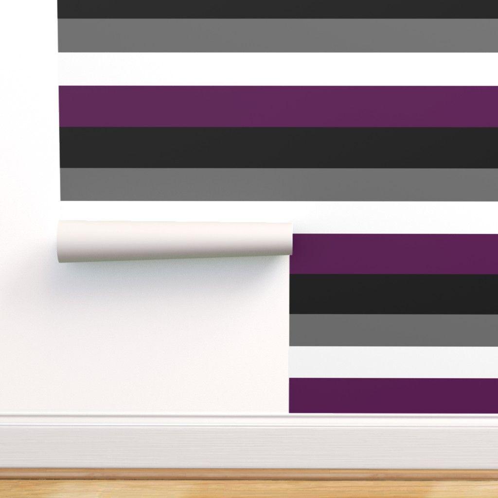1024x1024 Asexual Flag 6 Inch Design on Isobar by starsspikes. Roostery Home Decor