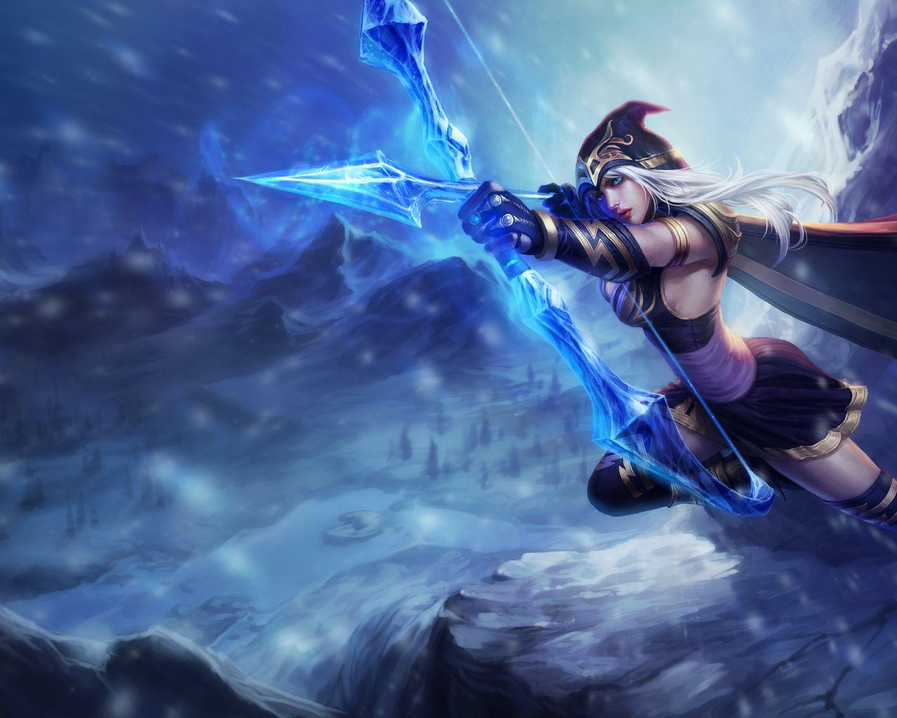 1280x1024 Ashe Legue Of Legends 4k 1280x1024 Resolution HD 4k Wallpaper, Image, Background, Photo and Picture