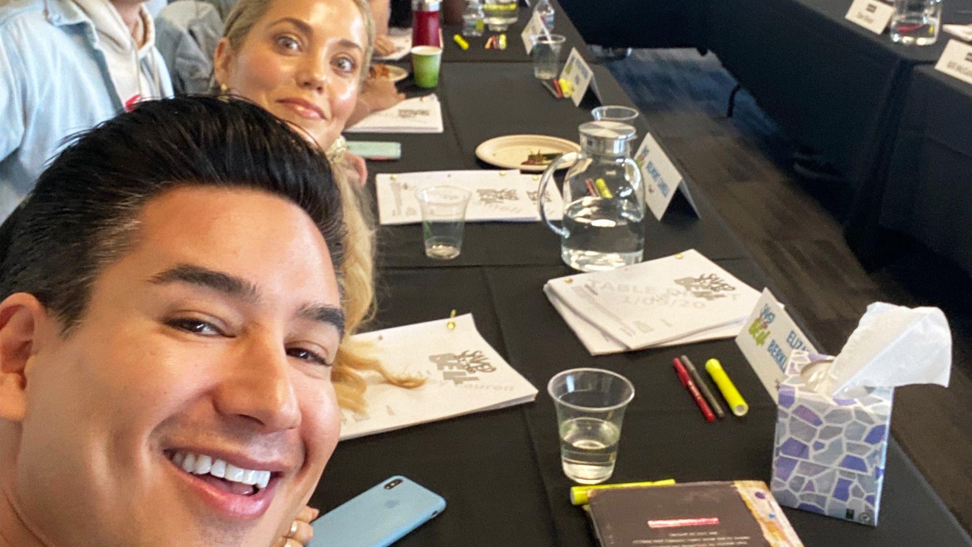 1920x1080 Mario Lopez And Elizabeth Berkley On Set Filming 'Saved By The Bell' Reboot: 'It's All Coming Together, People!' (EXCLUSIVE)
