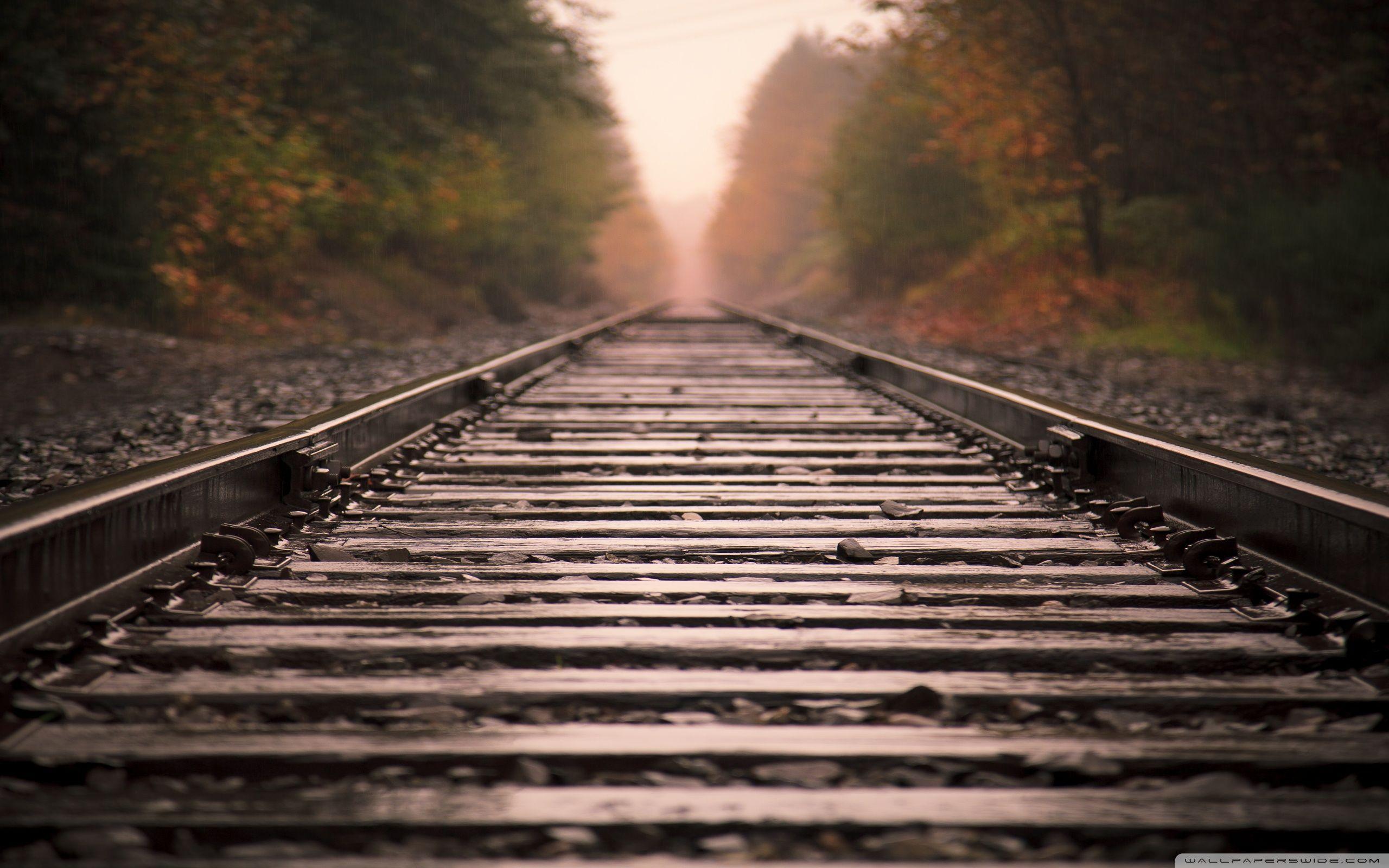 Railway Track Wallpapers - Top Free Railway Track Backgrounds -  WallpaperAccess