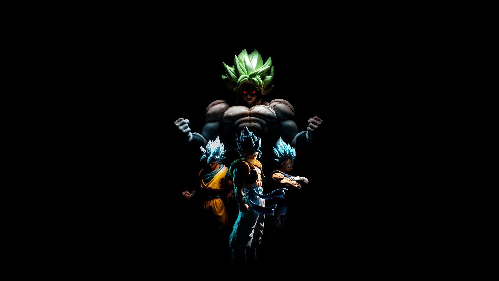 1920x1080 Desktop wallpaper goku and broly, vegeta, gogeta, dark, HD image, picture, background, a9eca0