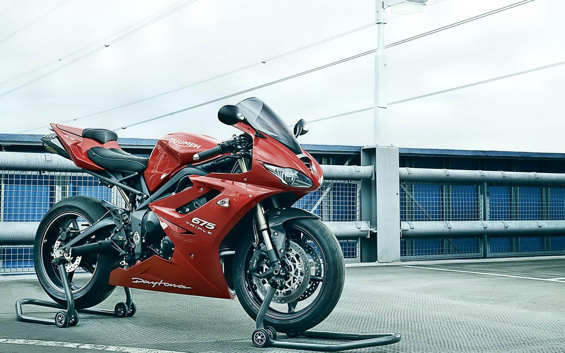 1920x1200 Wallpaper triumph, motorcycle, triumph daytona 675r, triumph daytona desktop wallpaper Motorcycles