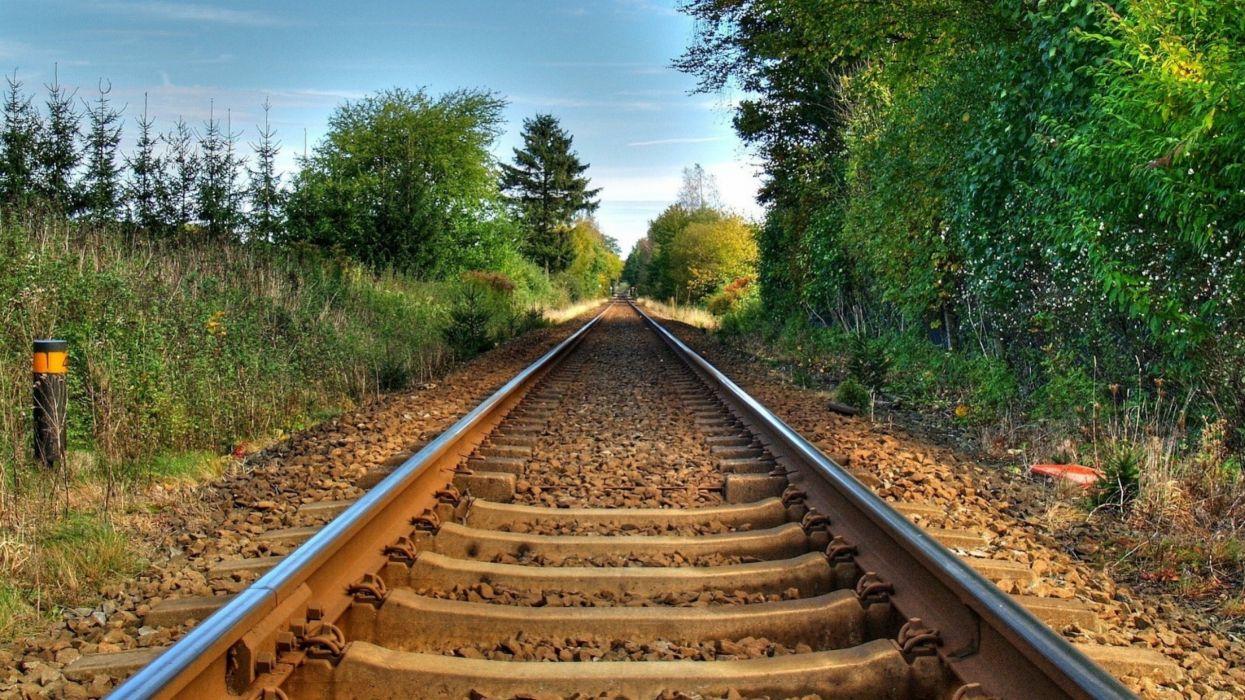 1245x700 Train railroad tracks locomotive engine tractor railway wallpaperx1440