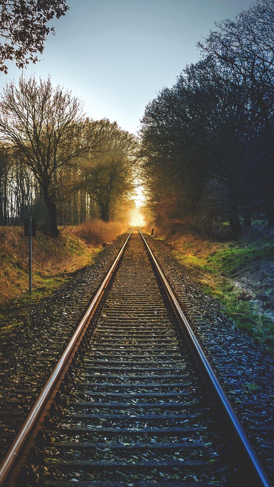 938x1668 On The Railway Wallpaper
