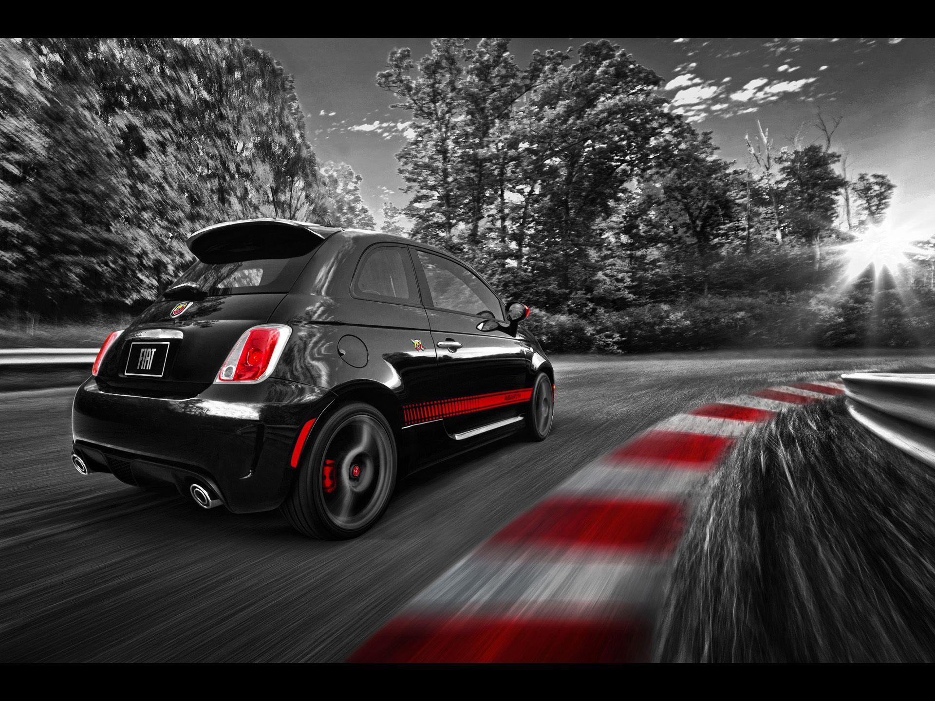 1920x1440 Fiat 500 Abarth Race Track wallpaper. Fiat 500 Abarth Race Track