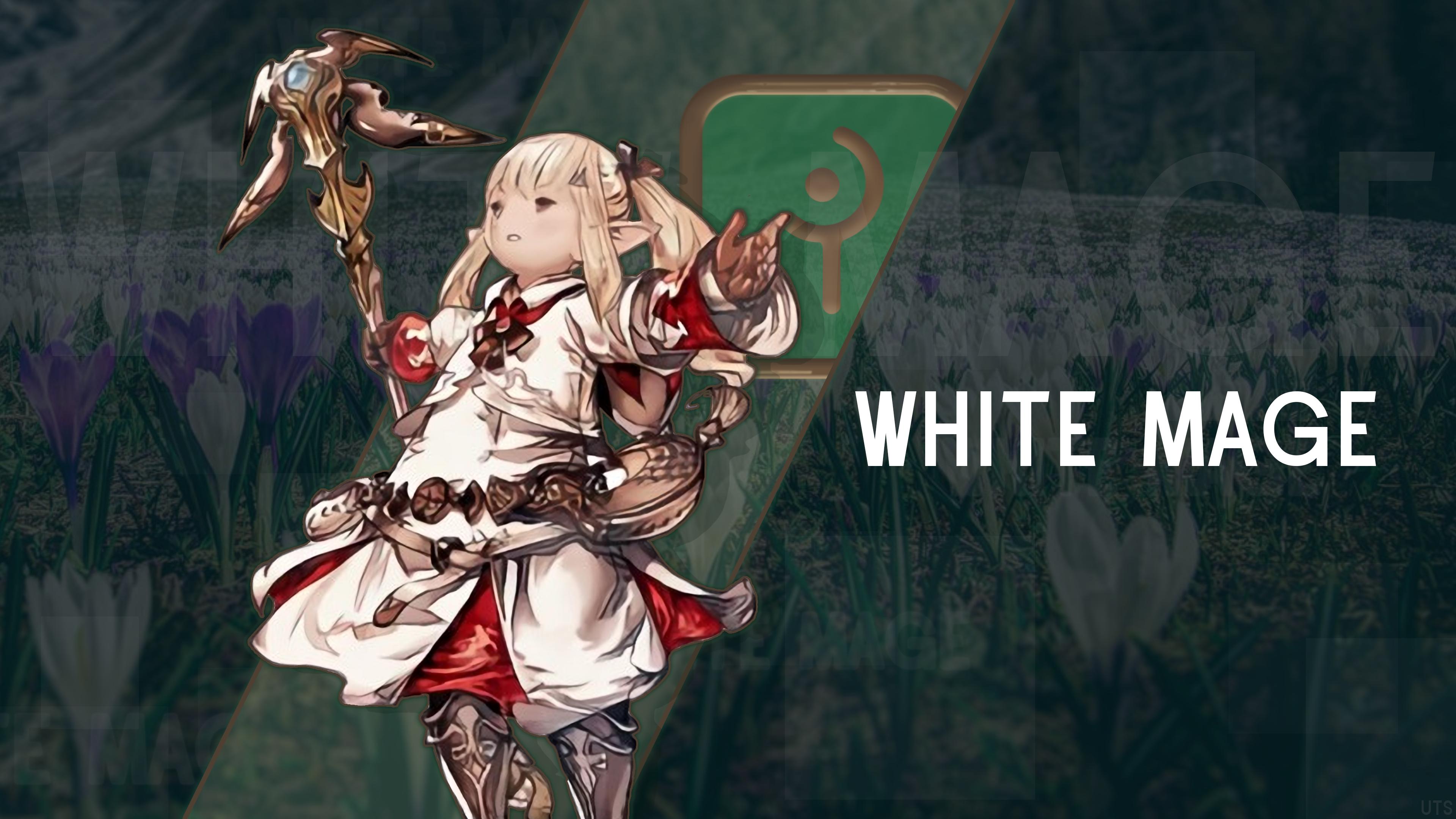 3840x2160 FFXIV Healer Wallpaper (inspired by the Shadowbringers Job Actions)