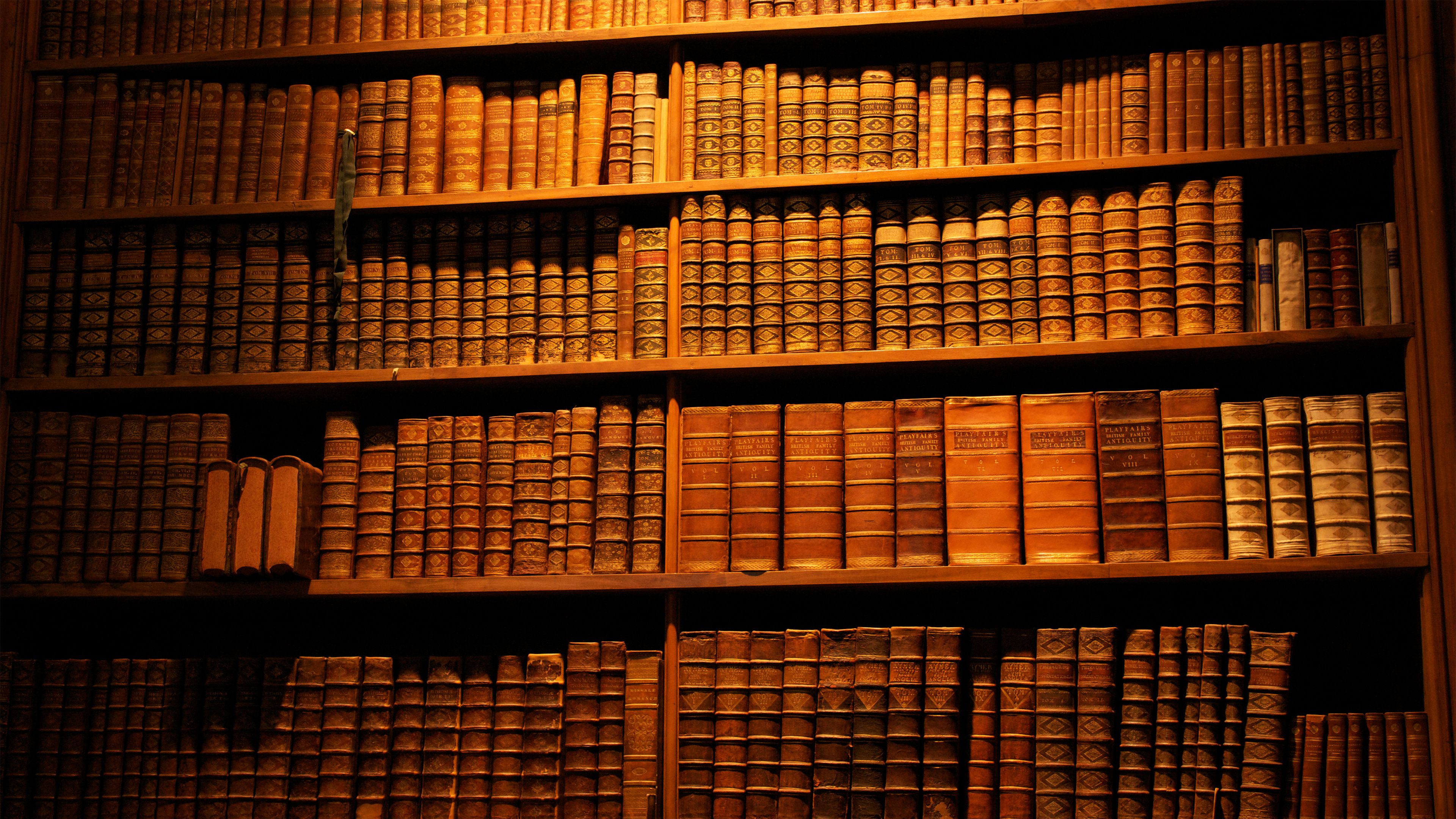 3840x2160 Library Wallpaper