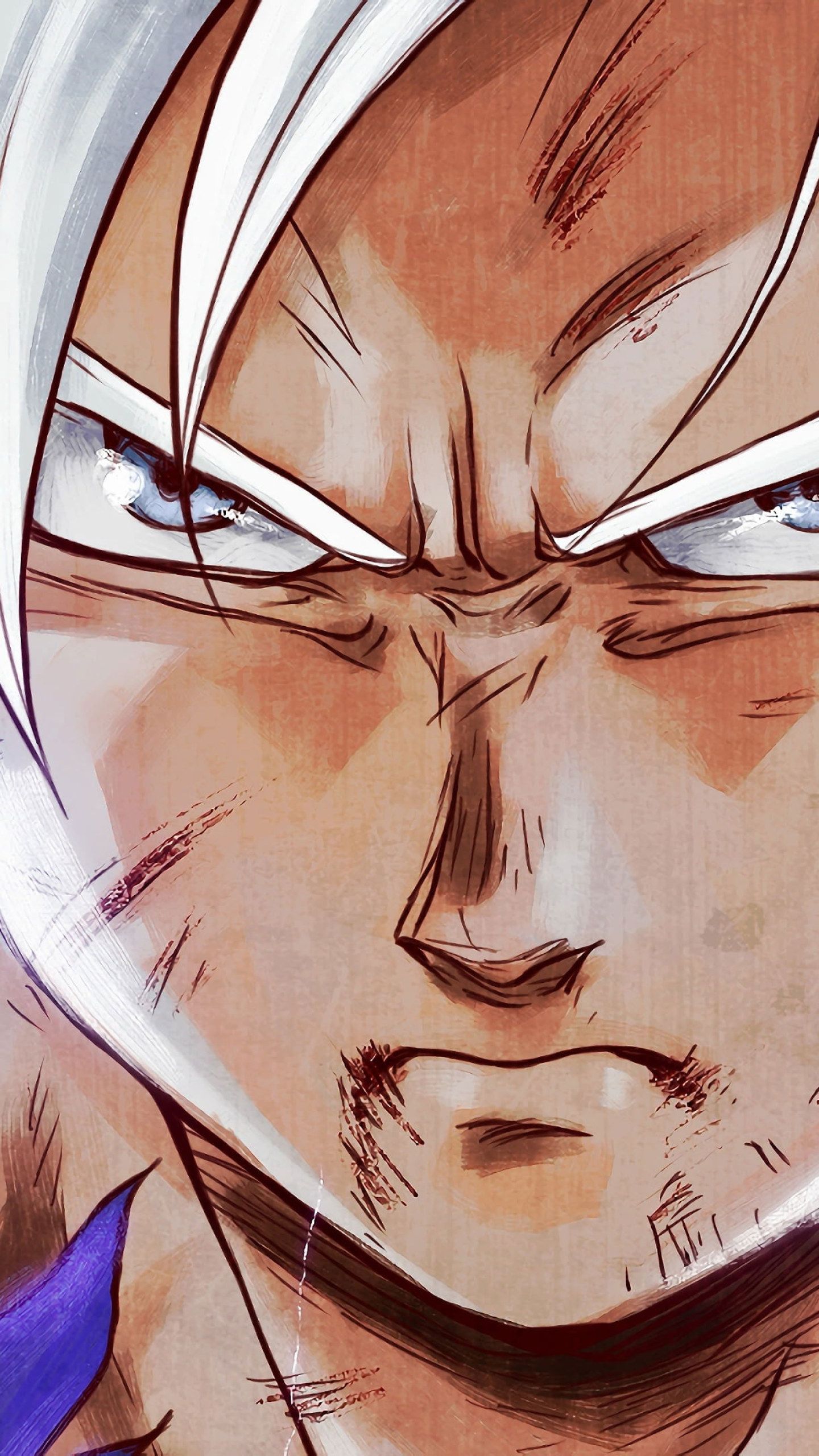 1440x2560 Goku Sketch Wallpaper