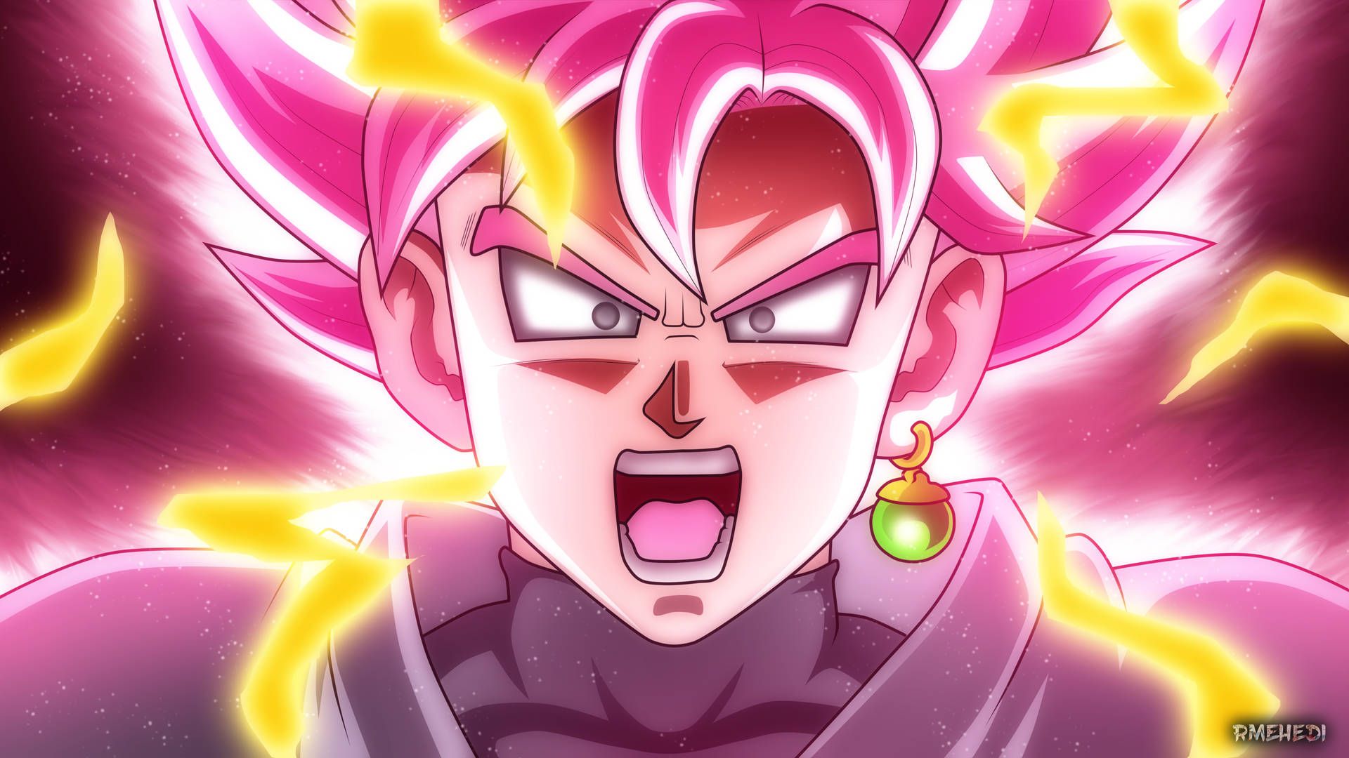 1920x1080 Download free Rage Super Saiyan Rose Goku Drawing Wallpaper