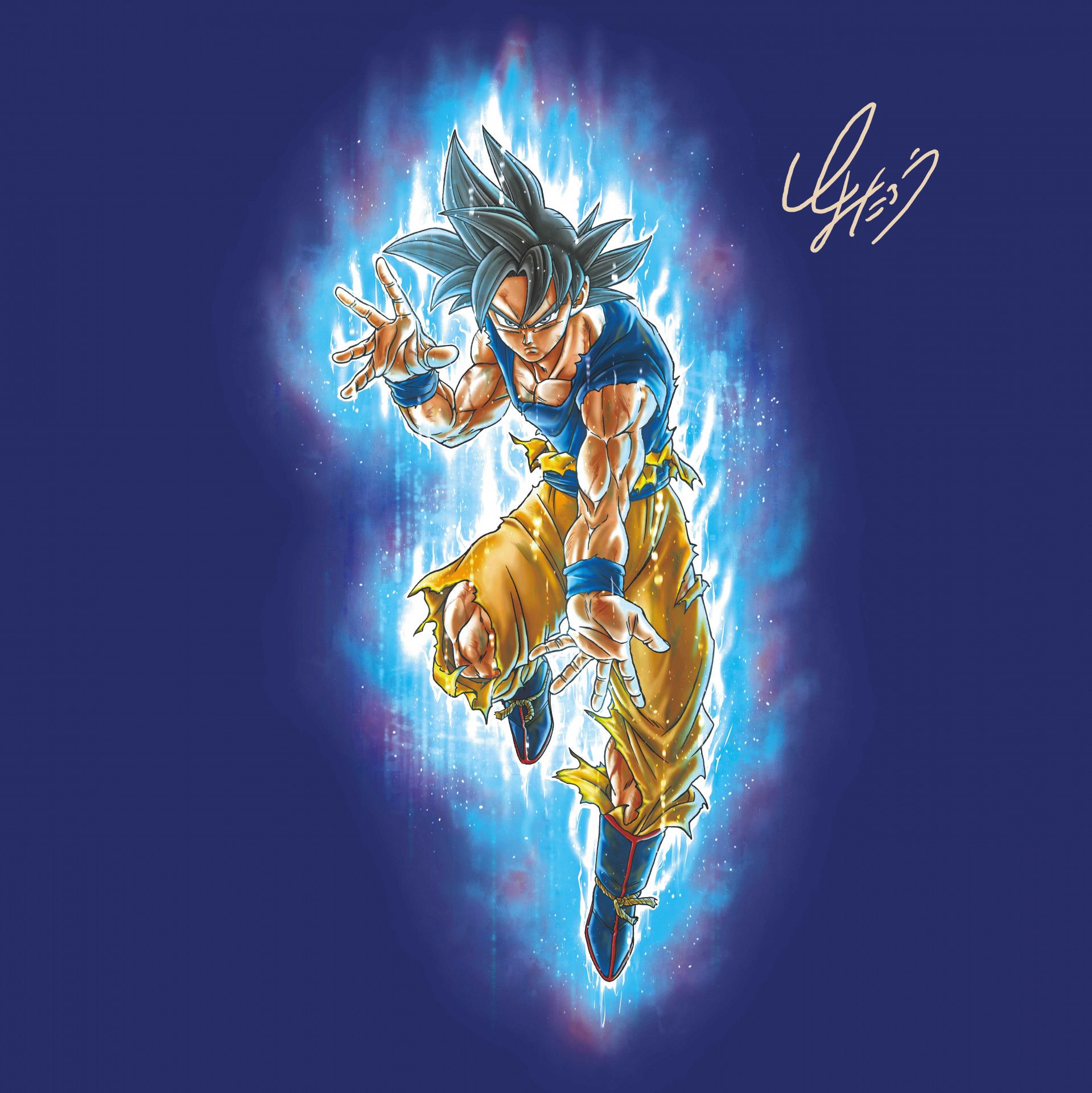1919x1920 Celebrating the Release of Dragon Ball Super Chapter 100 & ULTRA Ultra Instinct -Sign- Goku in Dragon Ball Legends! Check Out a Special Video Showing How Toyotarou Drew This Masterpiece!