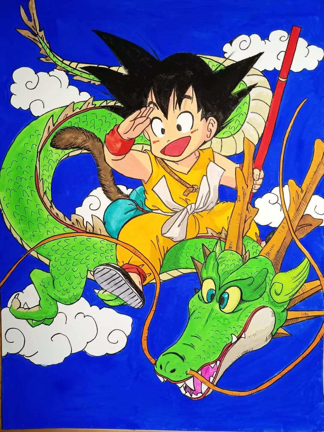 1080x1440 Goku and Bring Him to Life with Color from Dragon Ball