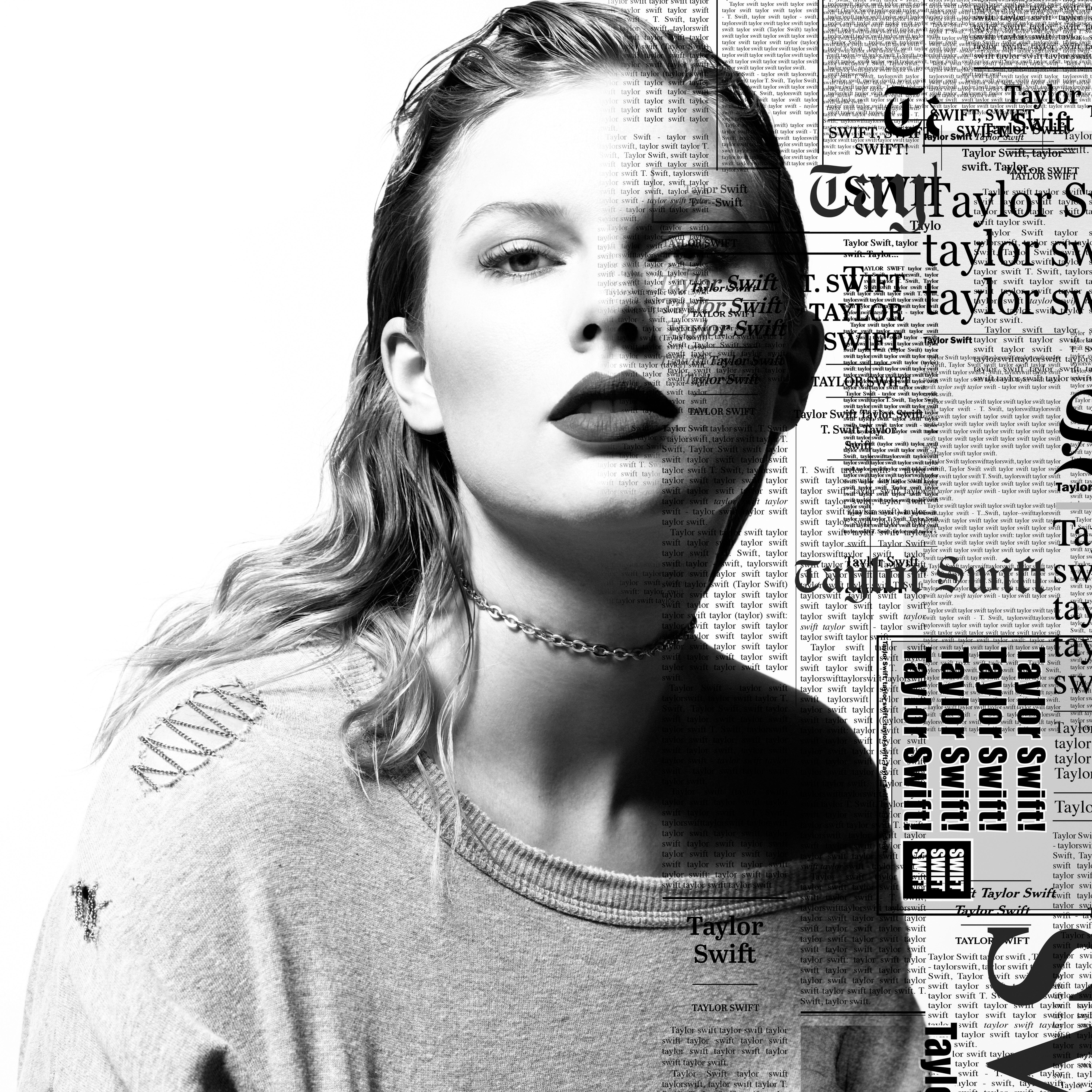 6000x6000 Taylor Swift Wallpaper 4K, Reputation, Monochrome
