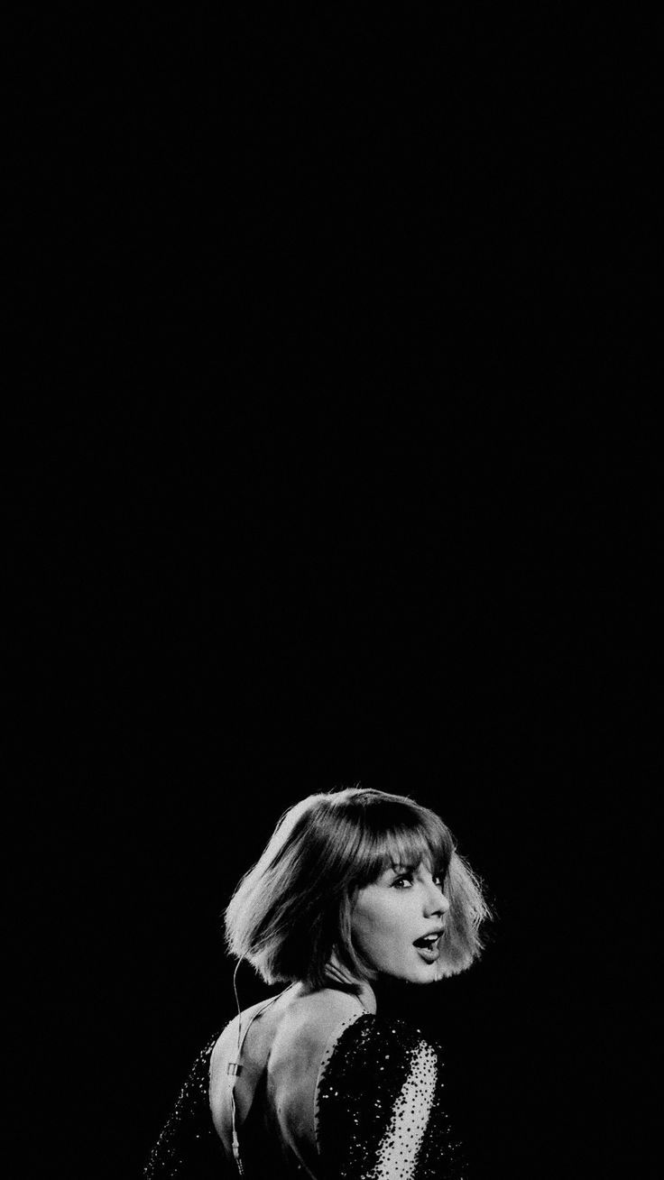 736x1308 black and white taylor swift wallpaper