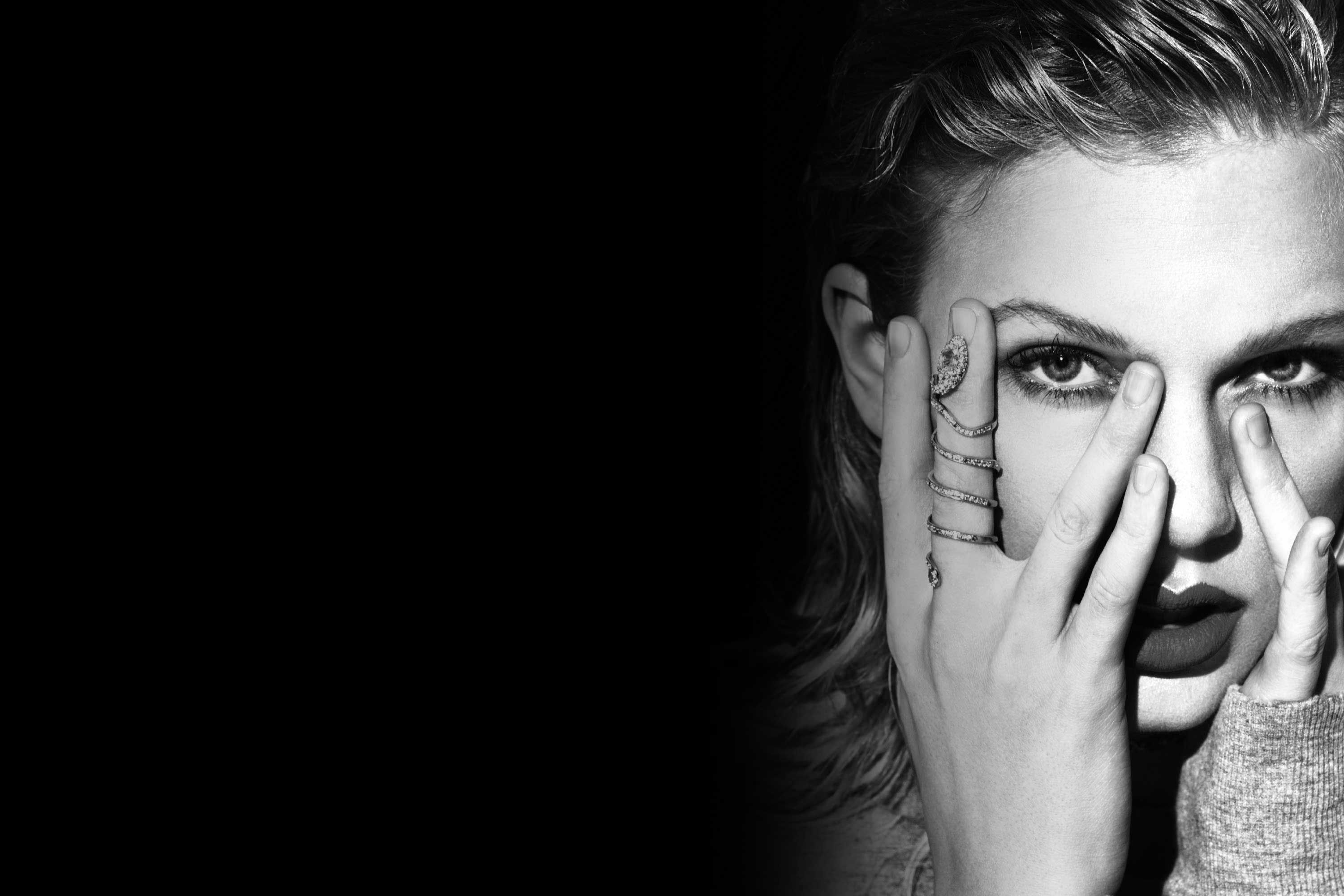 3000x2000 Desktop wallpaper: Taylor Swift, Music, Black & White 4K free download for PC. 988534
