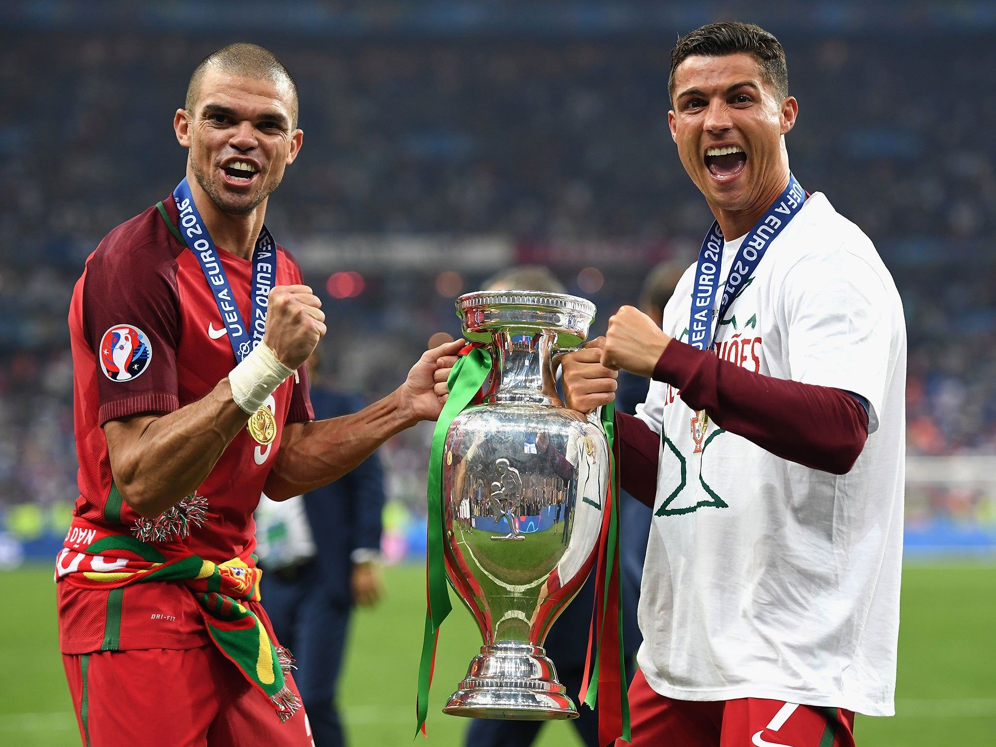 2048x1536 What Pepe said about Cristiano Ronaldo following Portugal's Euro 2016 victory