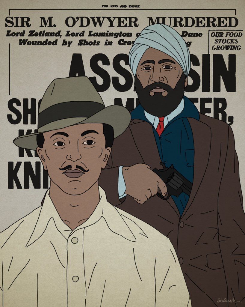 818x1024 On this day, 81 years ago, Udham Singh was hanged for avenging the Jallianwala Bagh massacre. He considered Bhagat Singh as his best friend. In a letter from Brixton Prison of 30th