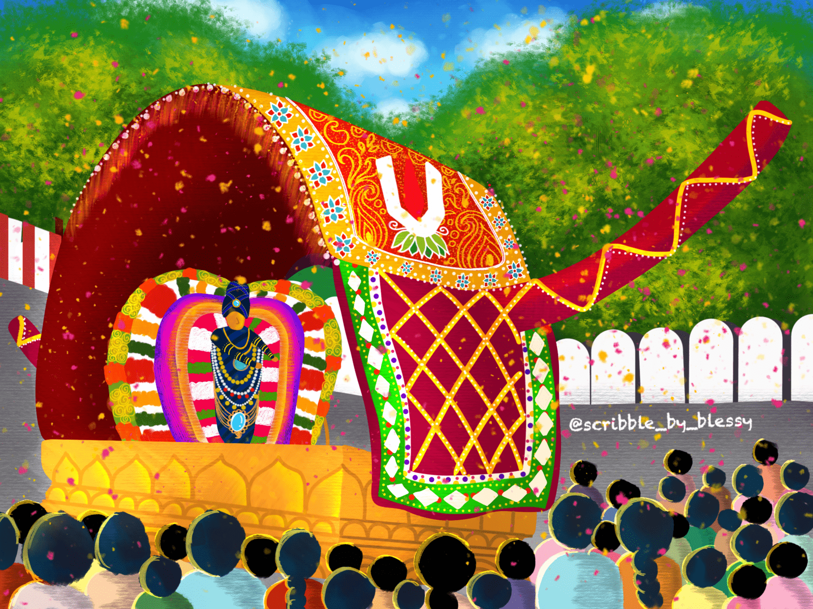 1600x1200 Festivals of Madurai by Blessy Paulraj on Dribbble