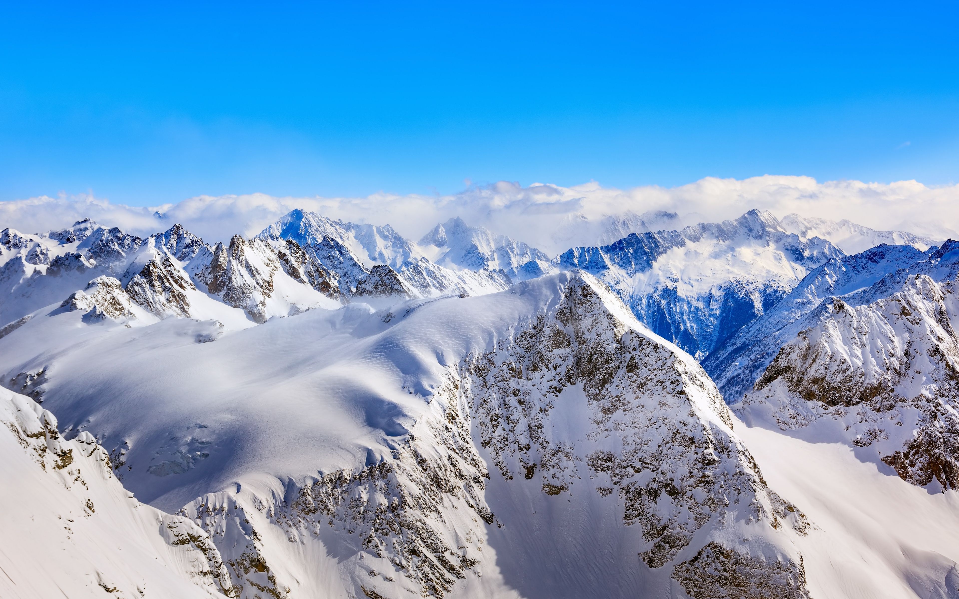 3840x2400 Wallpaper Swiss Alps, Titlis, Mountain, Matterhorn, Mount Fuji, Background Free Image