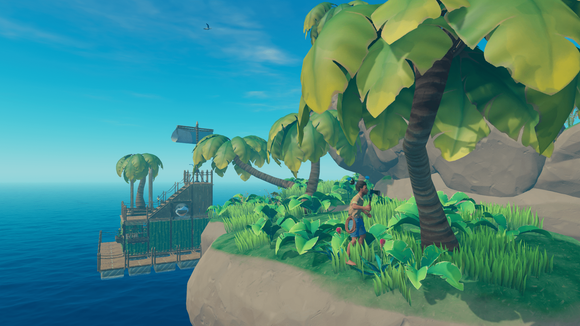 1920x1080 Time to get domesticated with the latest Raft update Indie Game Website