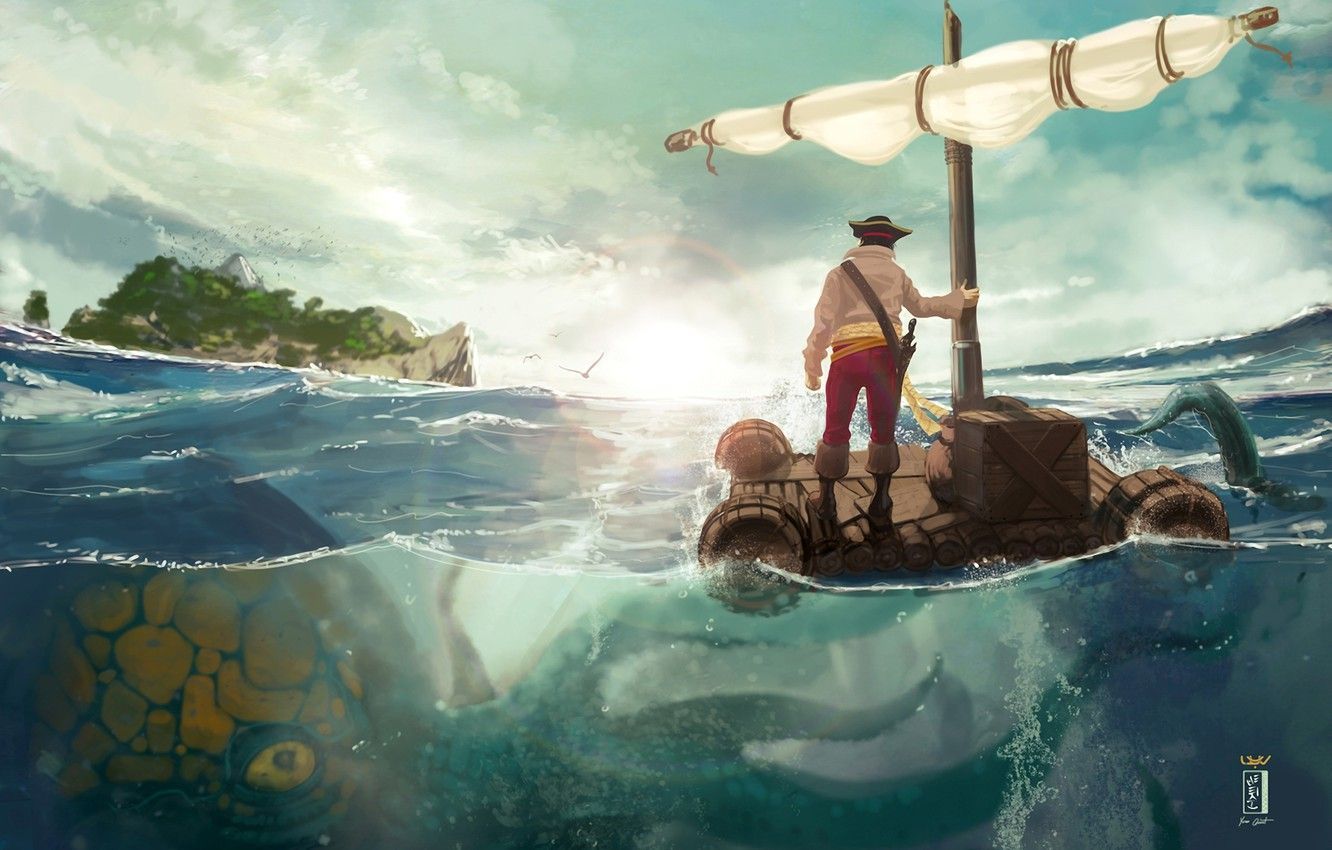 1332x850 Raft Wallpaper