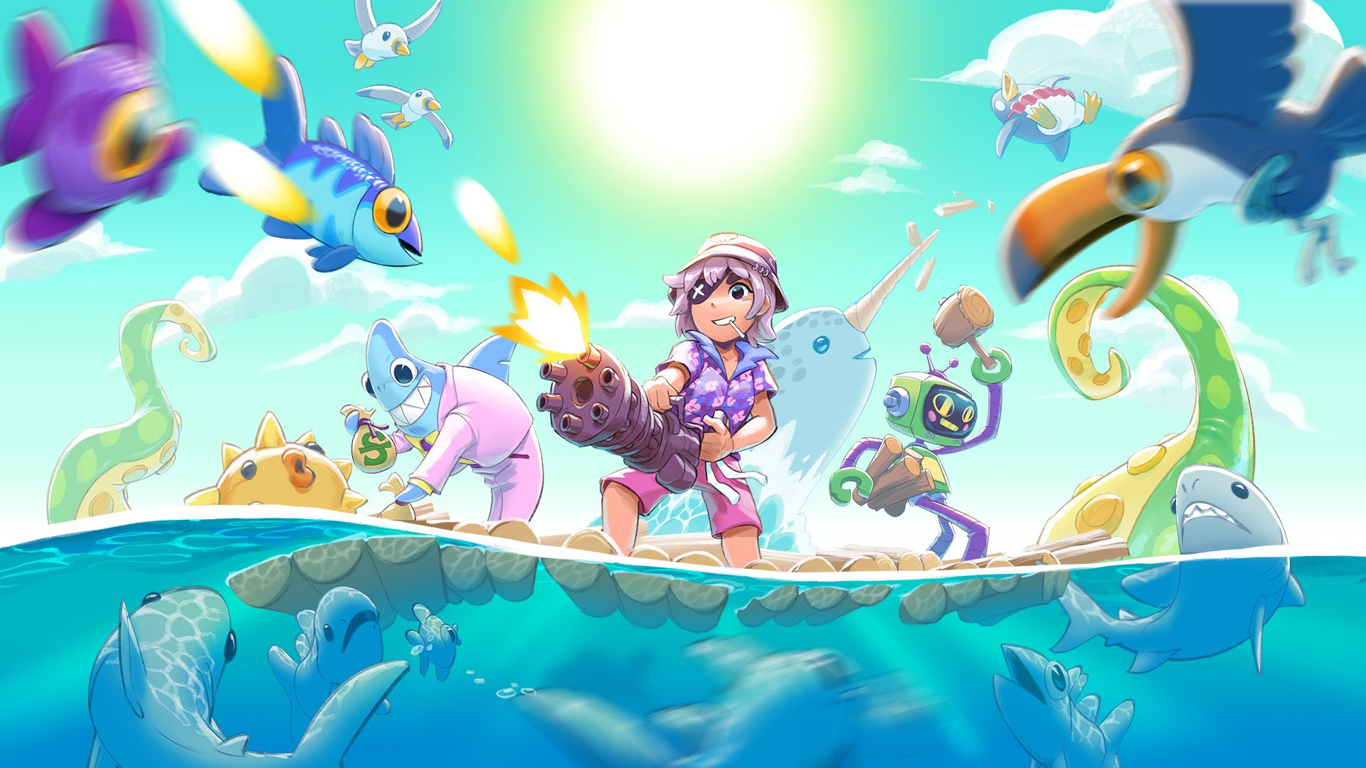 1920x1080 Super Raft Boat Together is Out Now! Yourself Games