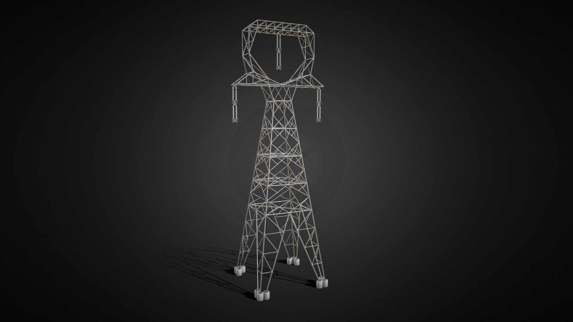 1920x1080 Power Transmission Tower (FREE) Free 3D model by darklord3D [8170e38]