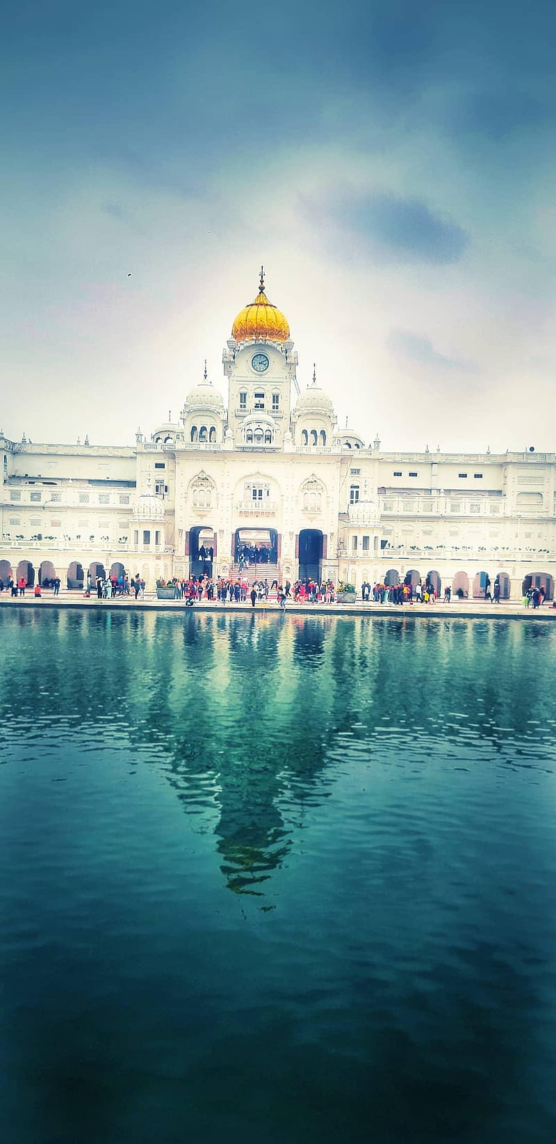 800x1644 Darbar sahib, amritsar, cities, city, golden, goldentemple, luxury, punjab, temple, HD phone wallpaper