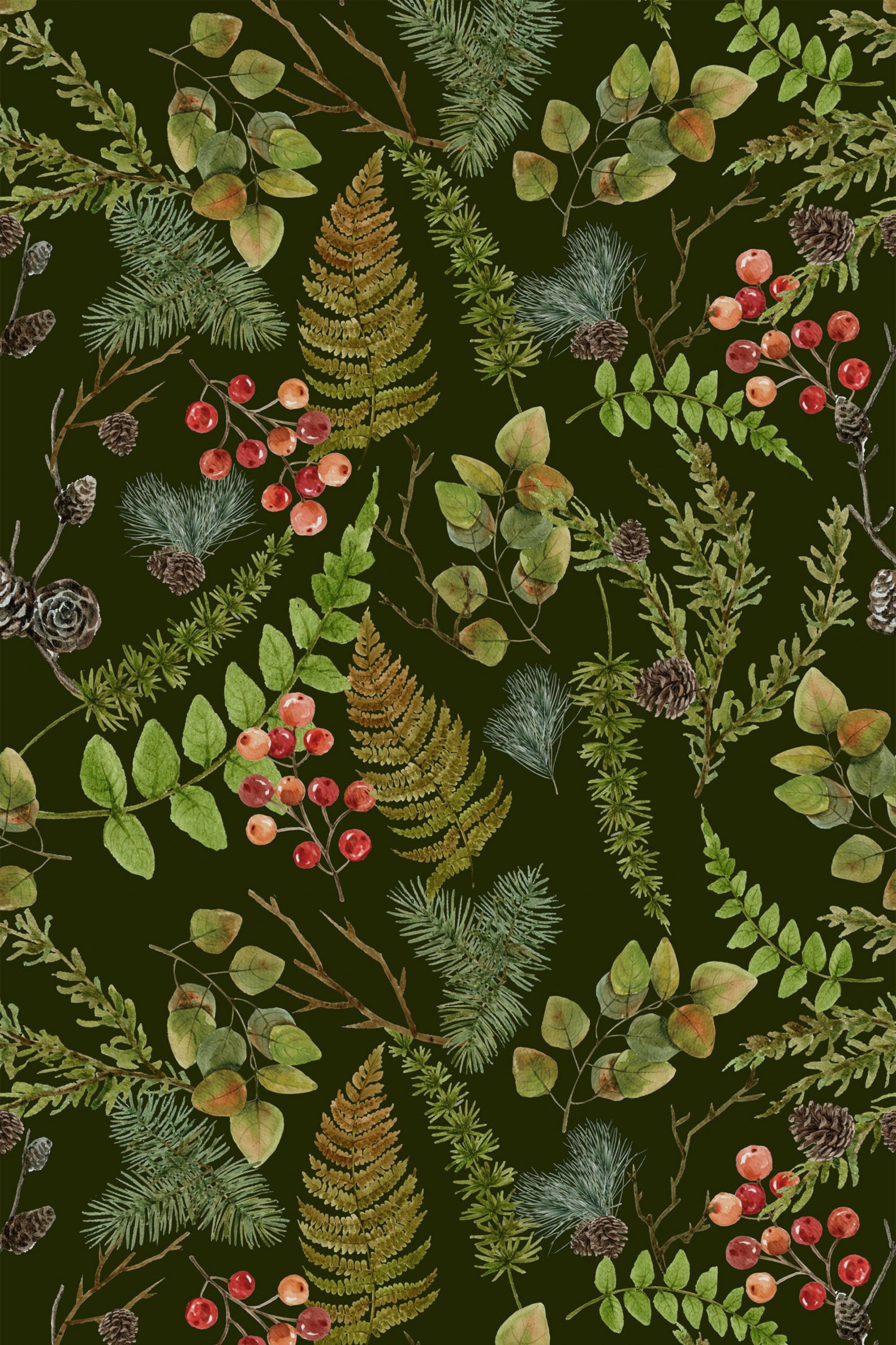 2000x3000 Vintage fern Wallpaper (Sample
