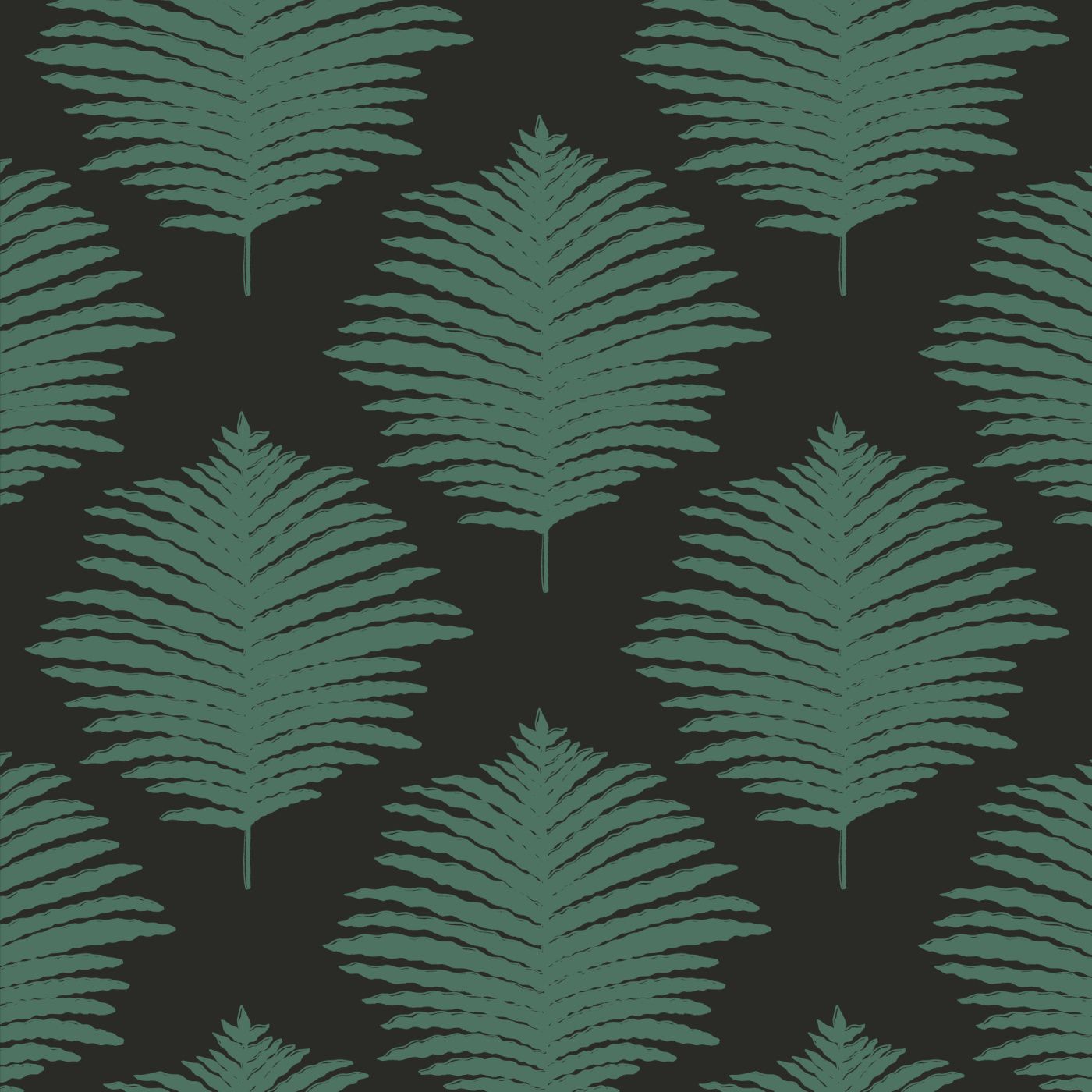 1400x1400 Large Fern Peel And Stick Removable Wallpaper. Love vs. Design