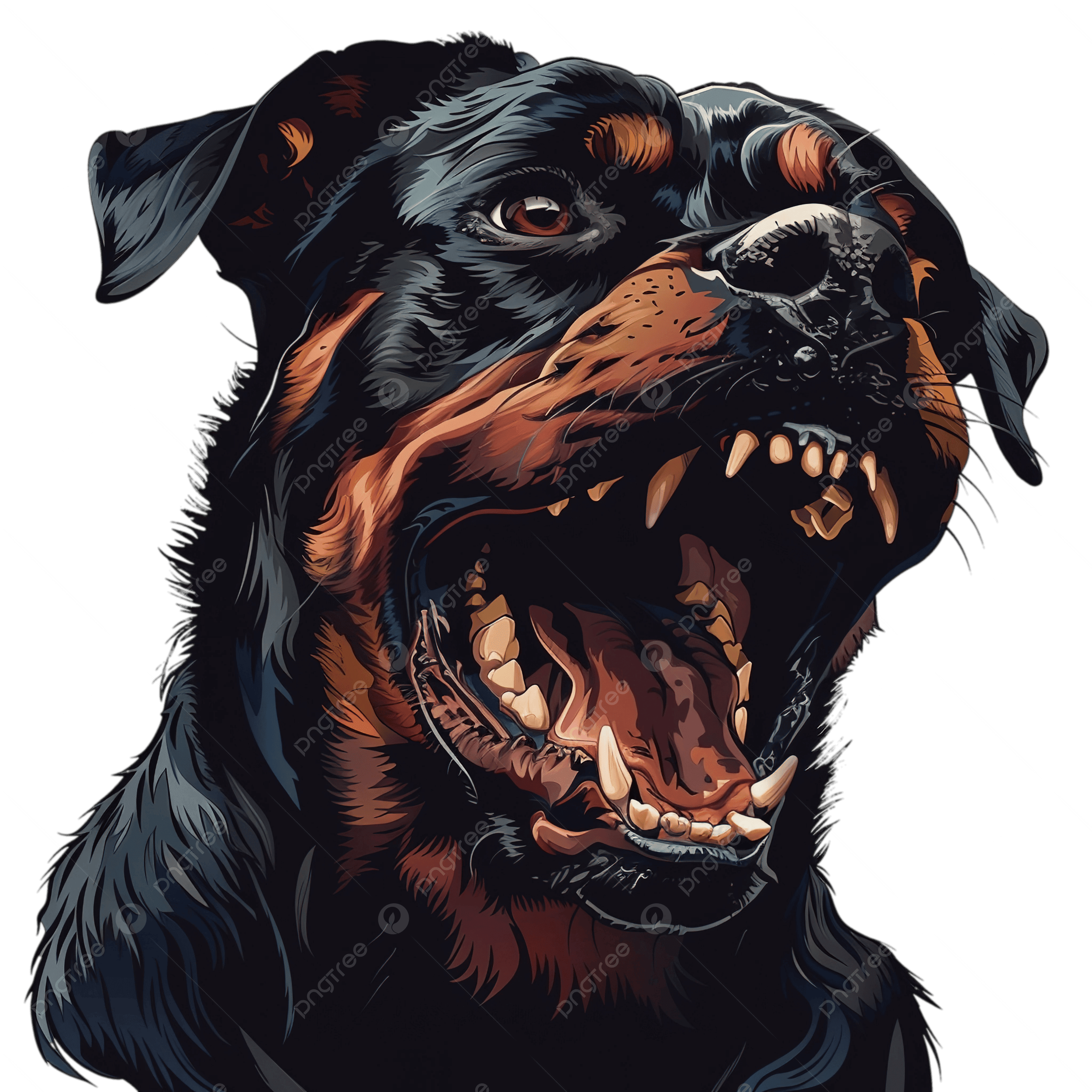 2500x2500 Angry Dog PNG, Vector, PSD, and Clipart With Transparent Background for Free Download