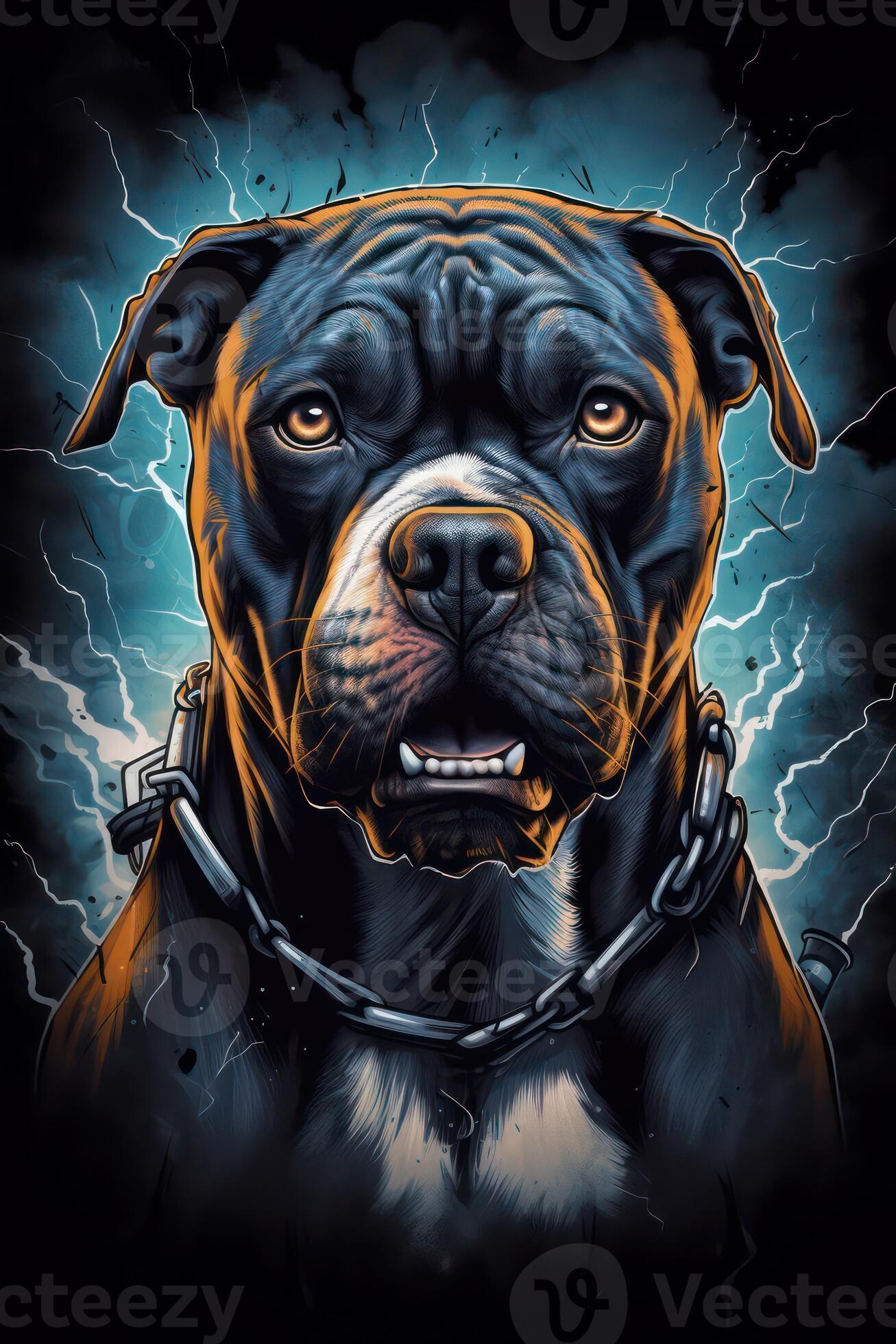 1307x1960 Angry Dog Logo