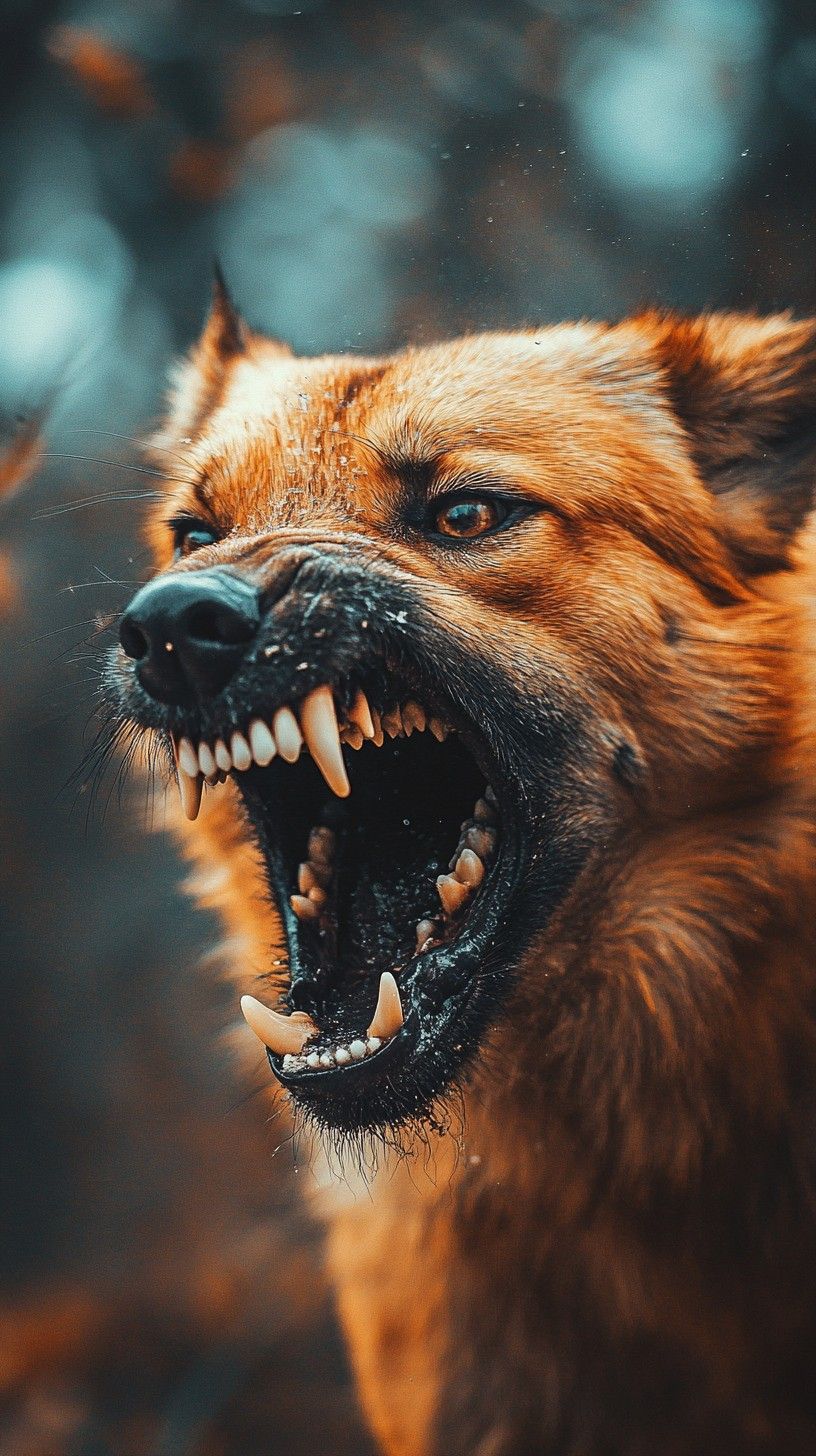 816x1456 Free Fierce growling dog Image, Growling, Fierce
