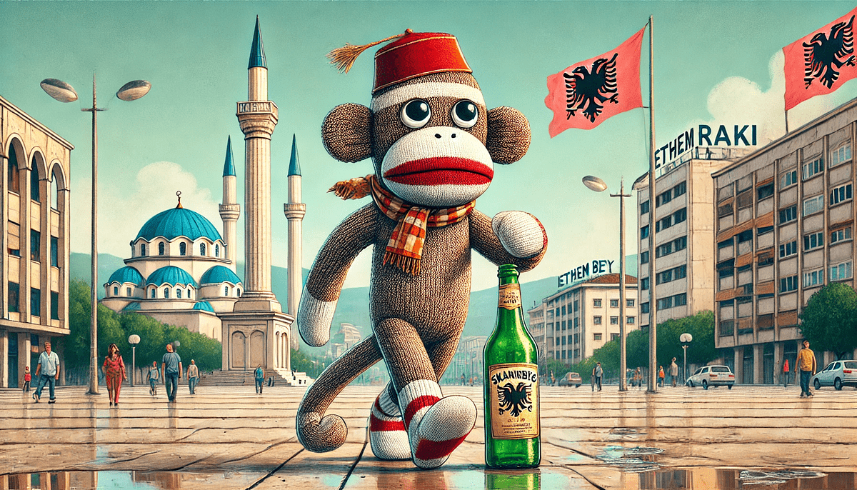 1200x686 Sock Monkey Wallpaper