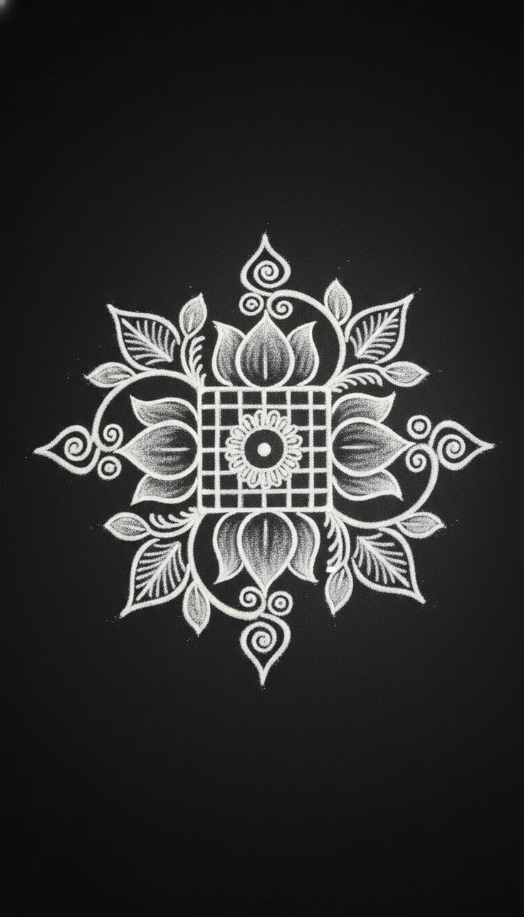 736x1288 Kolam ideas. kolam designs colour, kolam design, white kolam for festivals