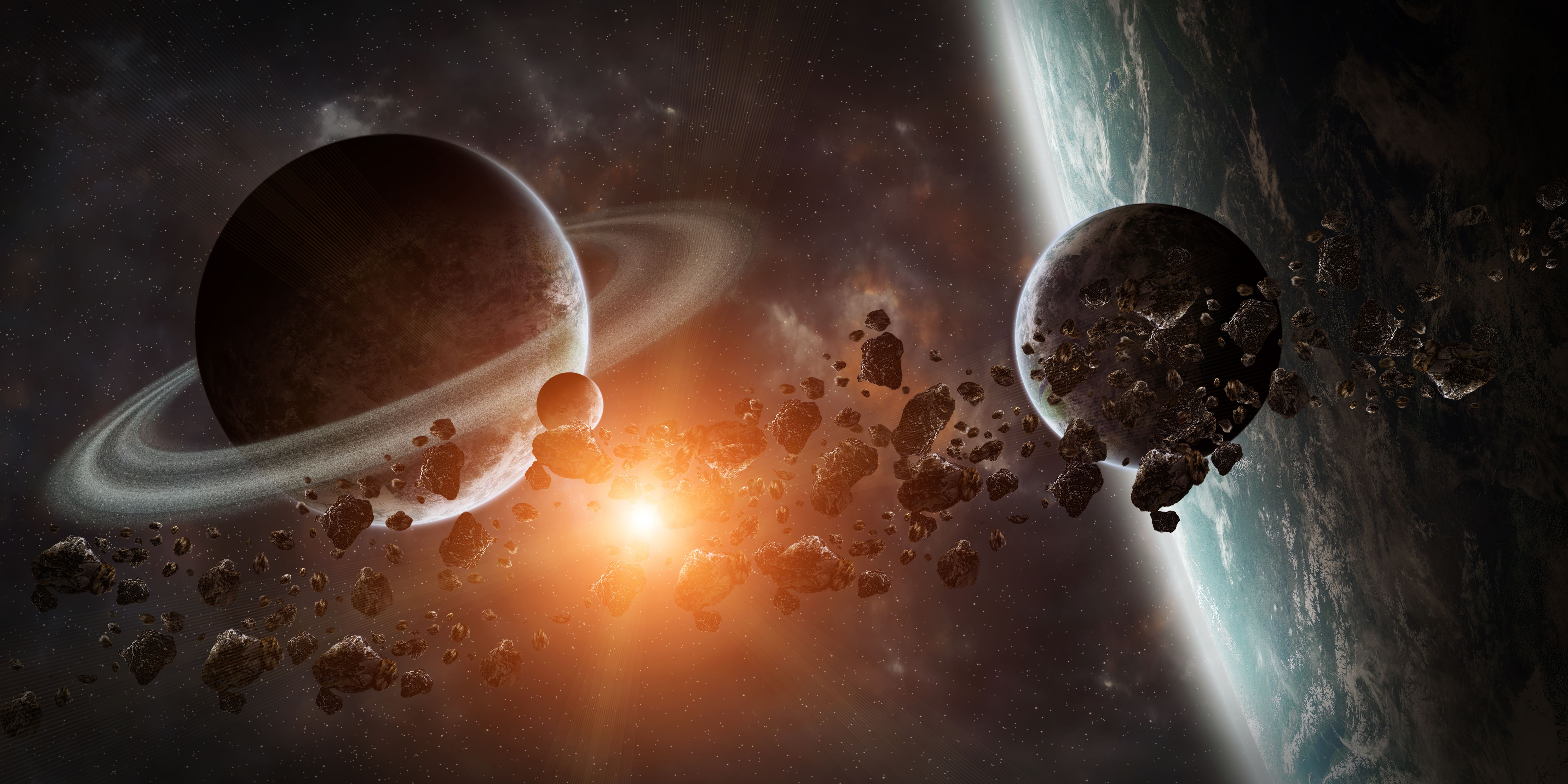 6000x3000 Jupiter Asteroid Sci Fi 4K Ultra HD Wallpaperx3000