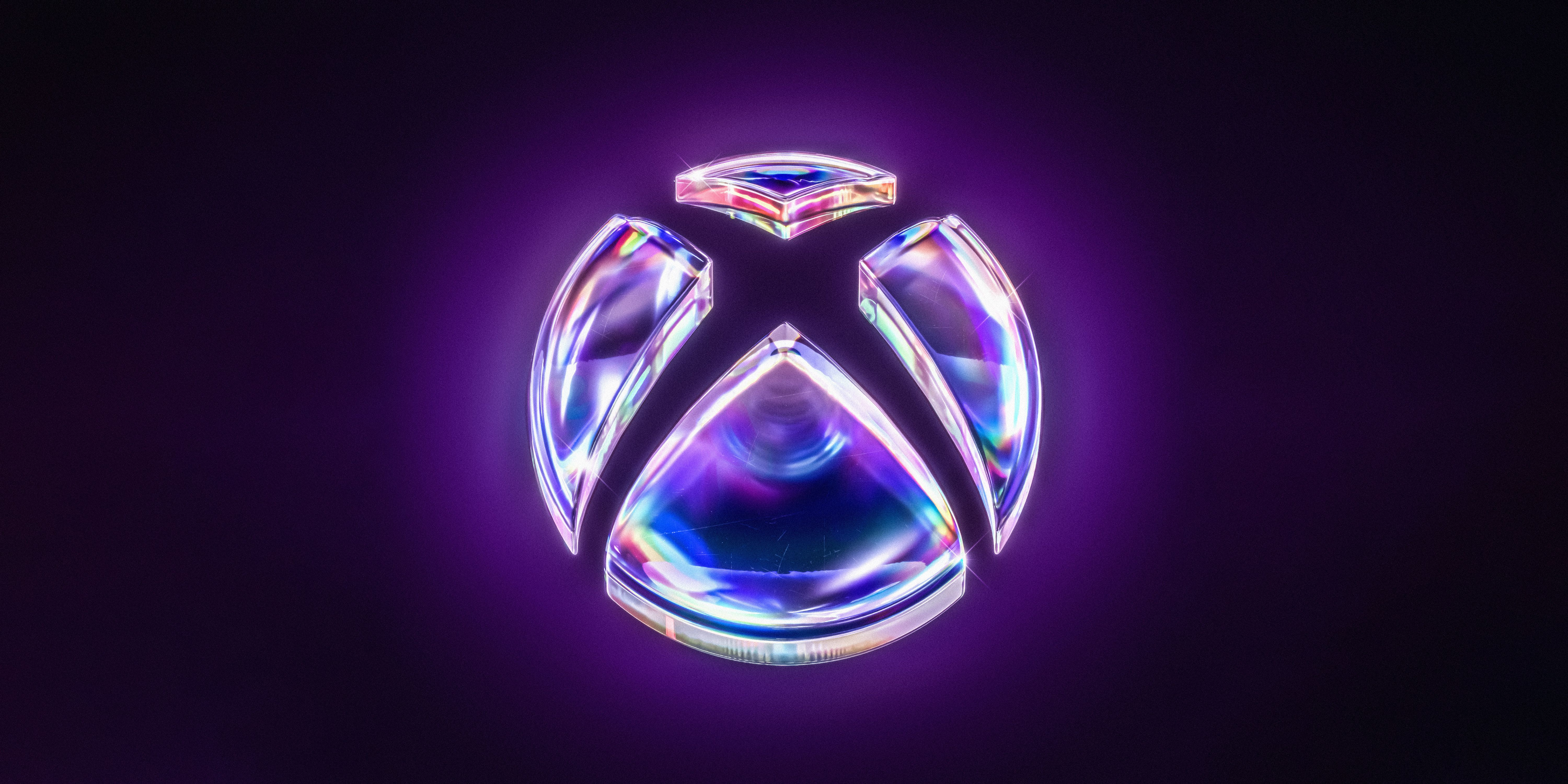 6000x3000 Xbox logo Wallpaper 4K, Purple background, 5K, Ultrawide