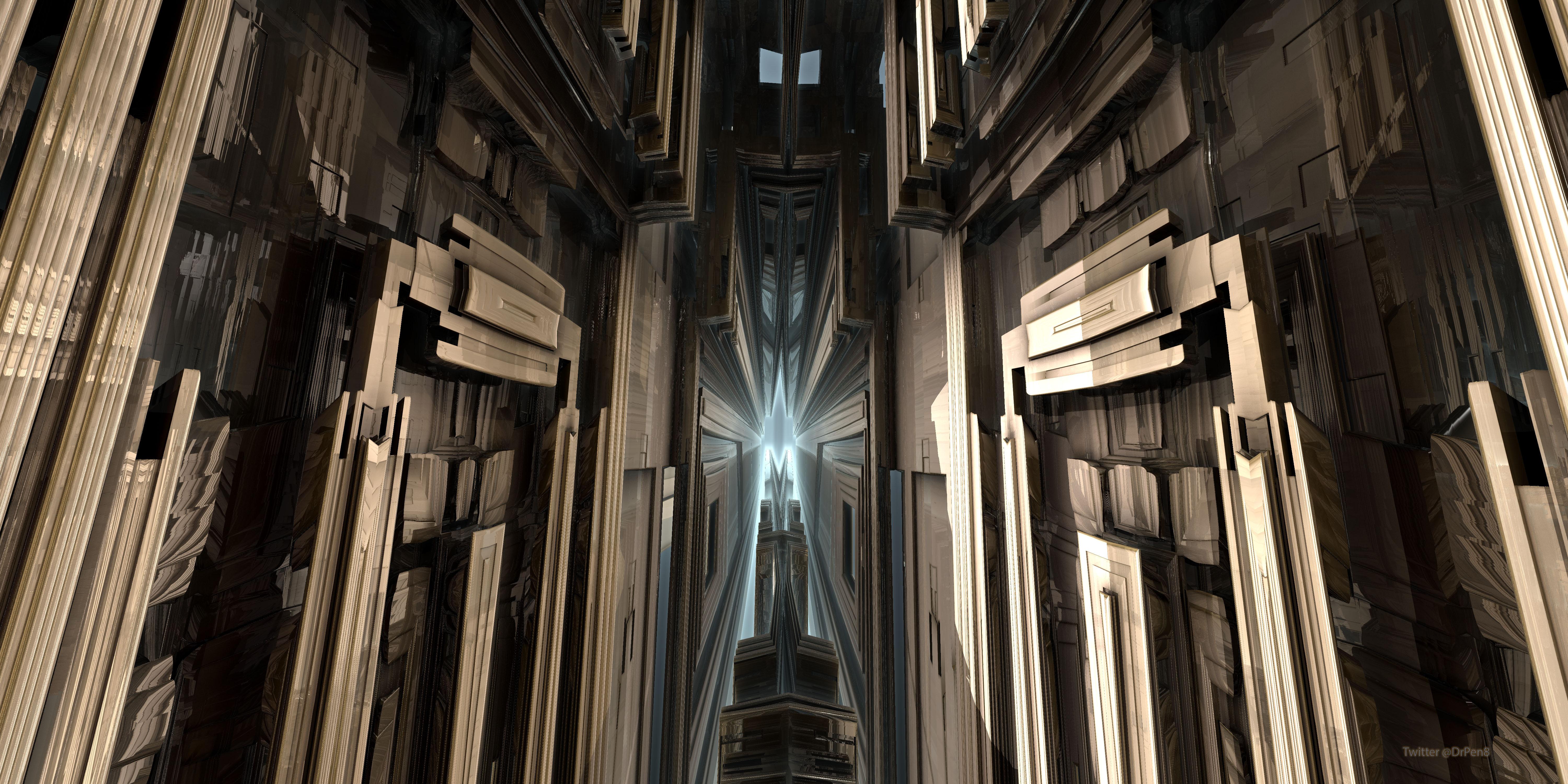 6000x3000 Wallpaper Gothic Architecture, Building, Wood, Symmetry, Facade, Background Free Image