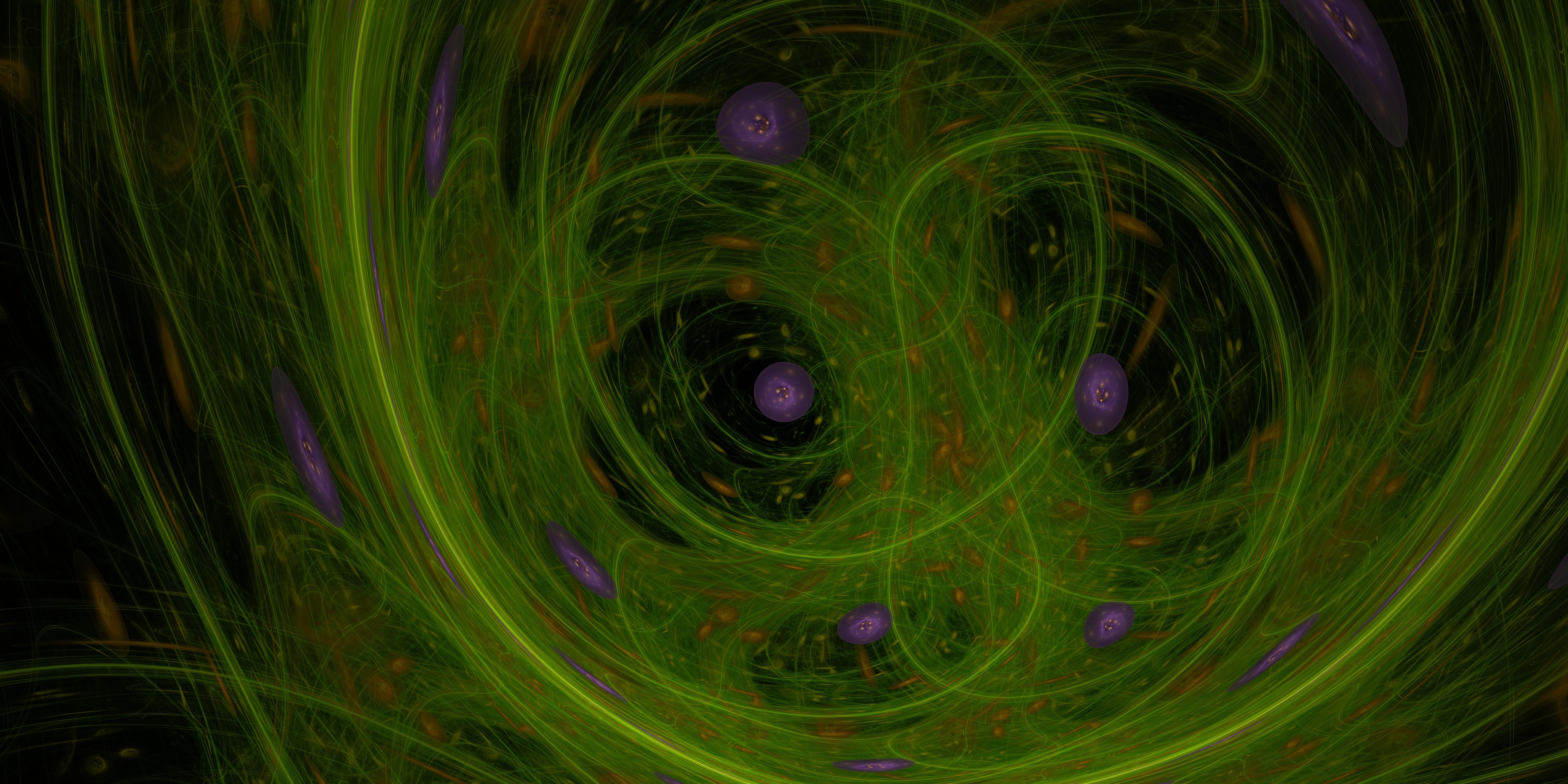 6000x3000 fractal, energy, line Wallpaper, HD Abstract 4K Wallpaper, Image and Background