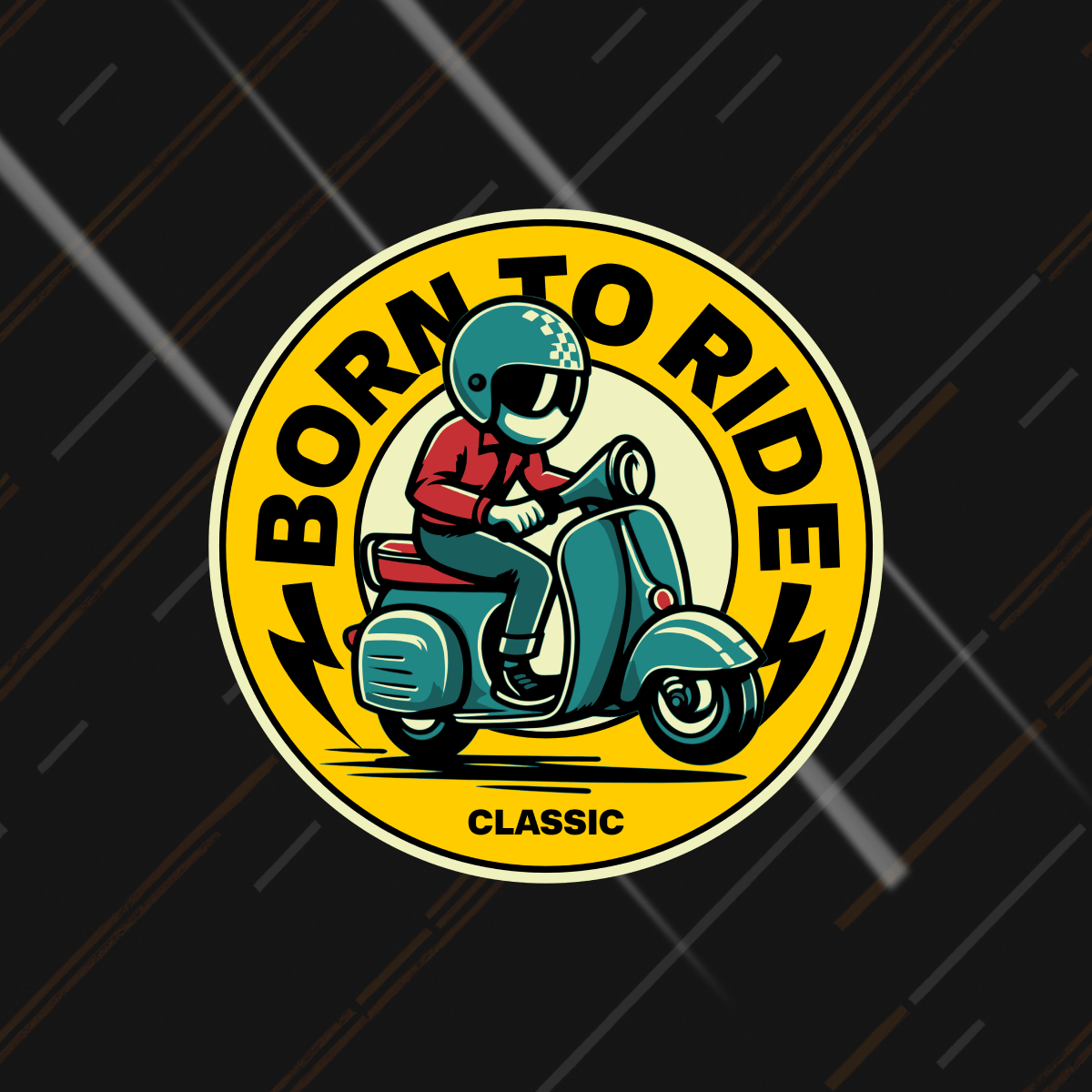 1200x1200 Born To Ride