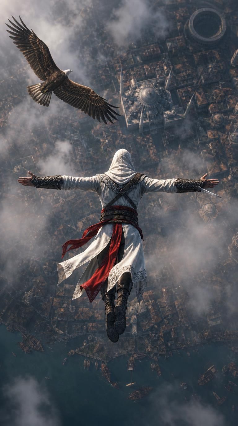 768x1376 ultra cinematic assassin inspired leap faith