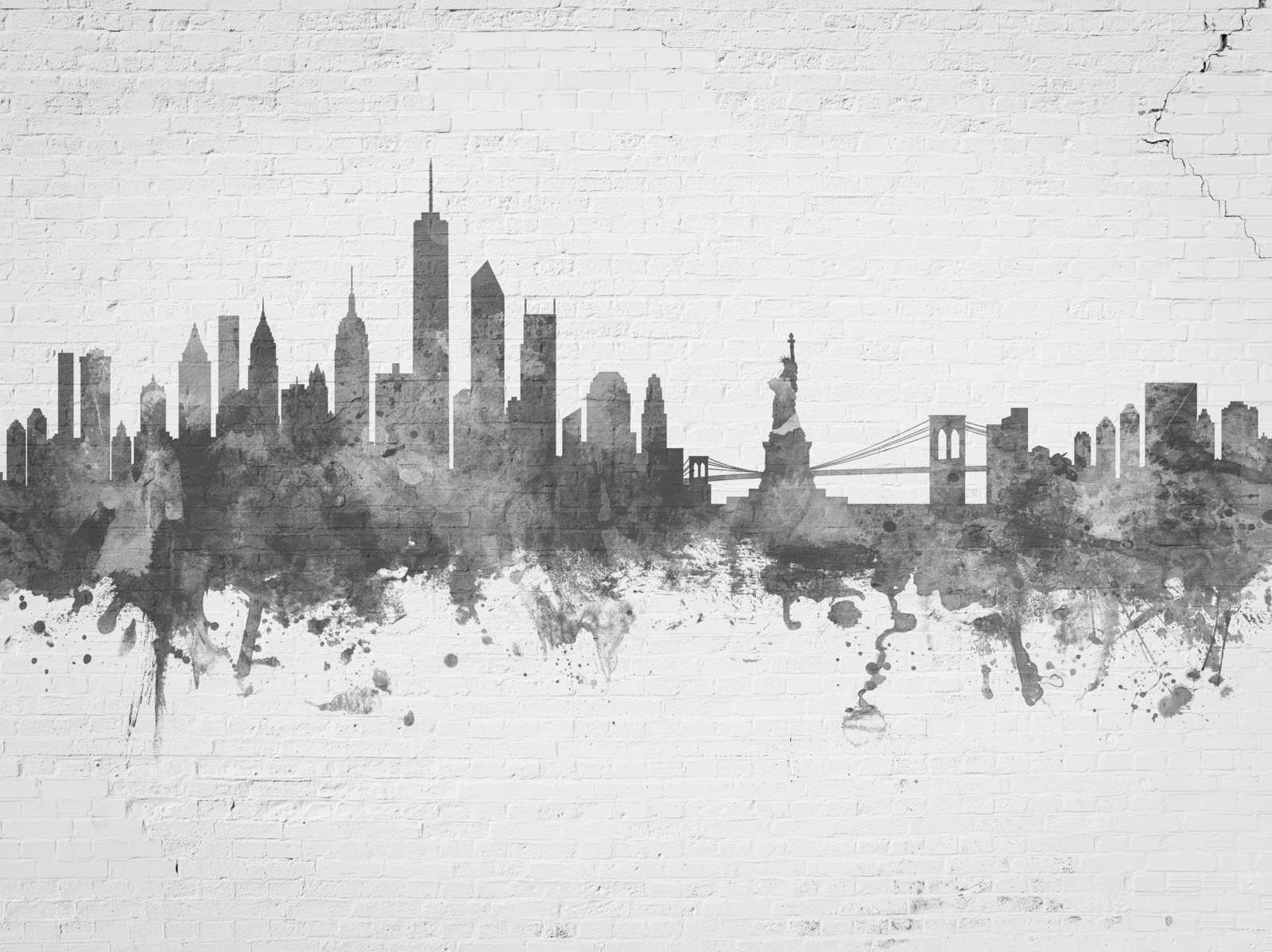 1600x1198 Wall Mural skyline, New York