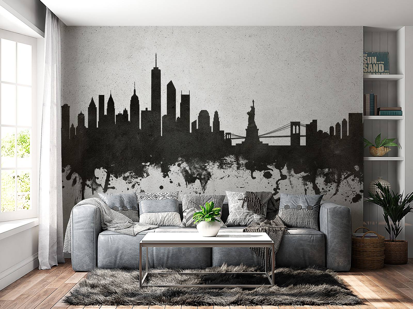 1600x1200 Wall Mural skyline, New York