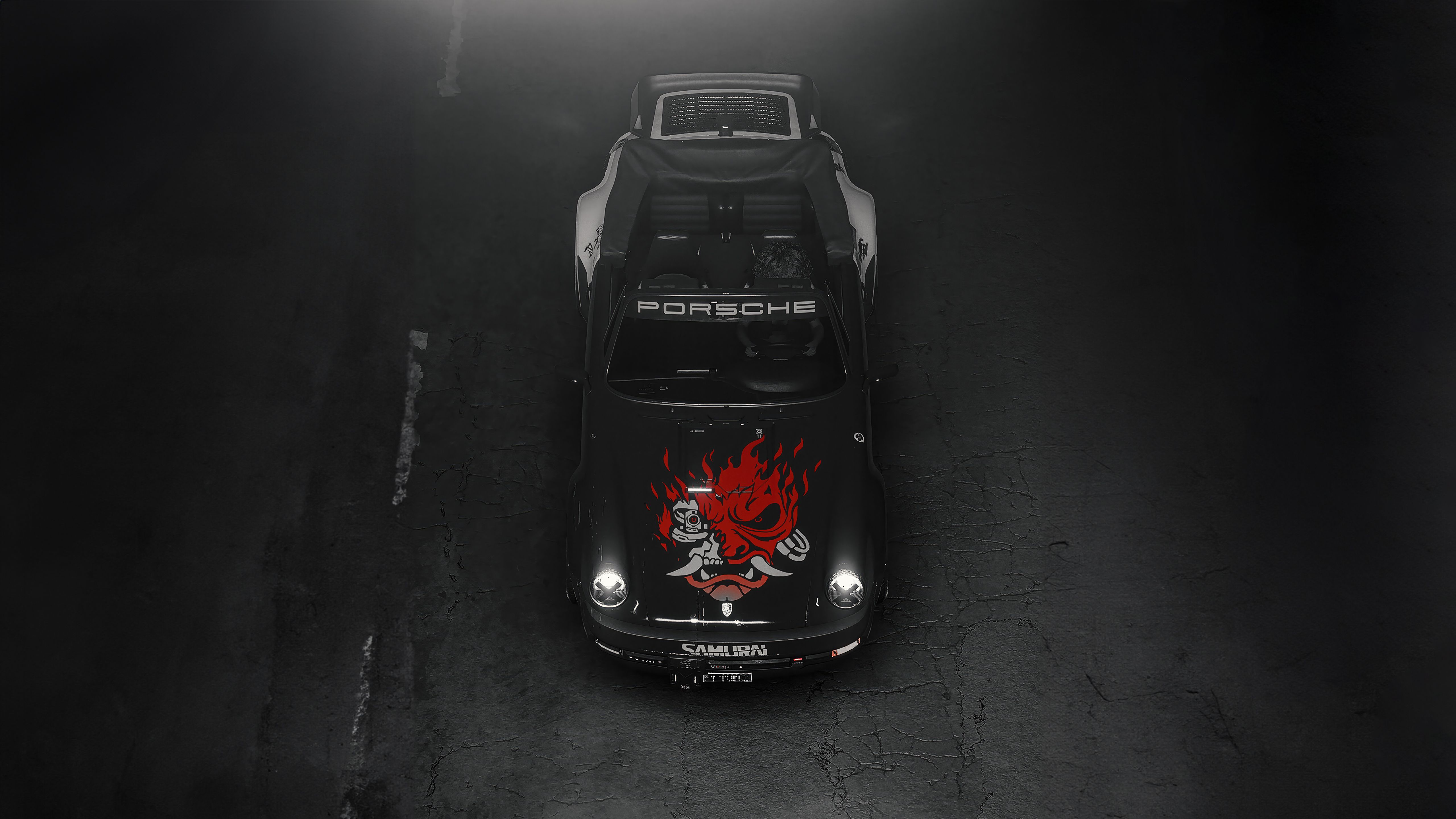 5120x2880 Cyberpunk 2077 Porshe 911 Turbo Cabriolet Samurai Wallpaper, HD Games Wallpaper, 4k Wallpaper, Image, Background, Photos and Picture