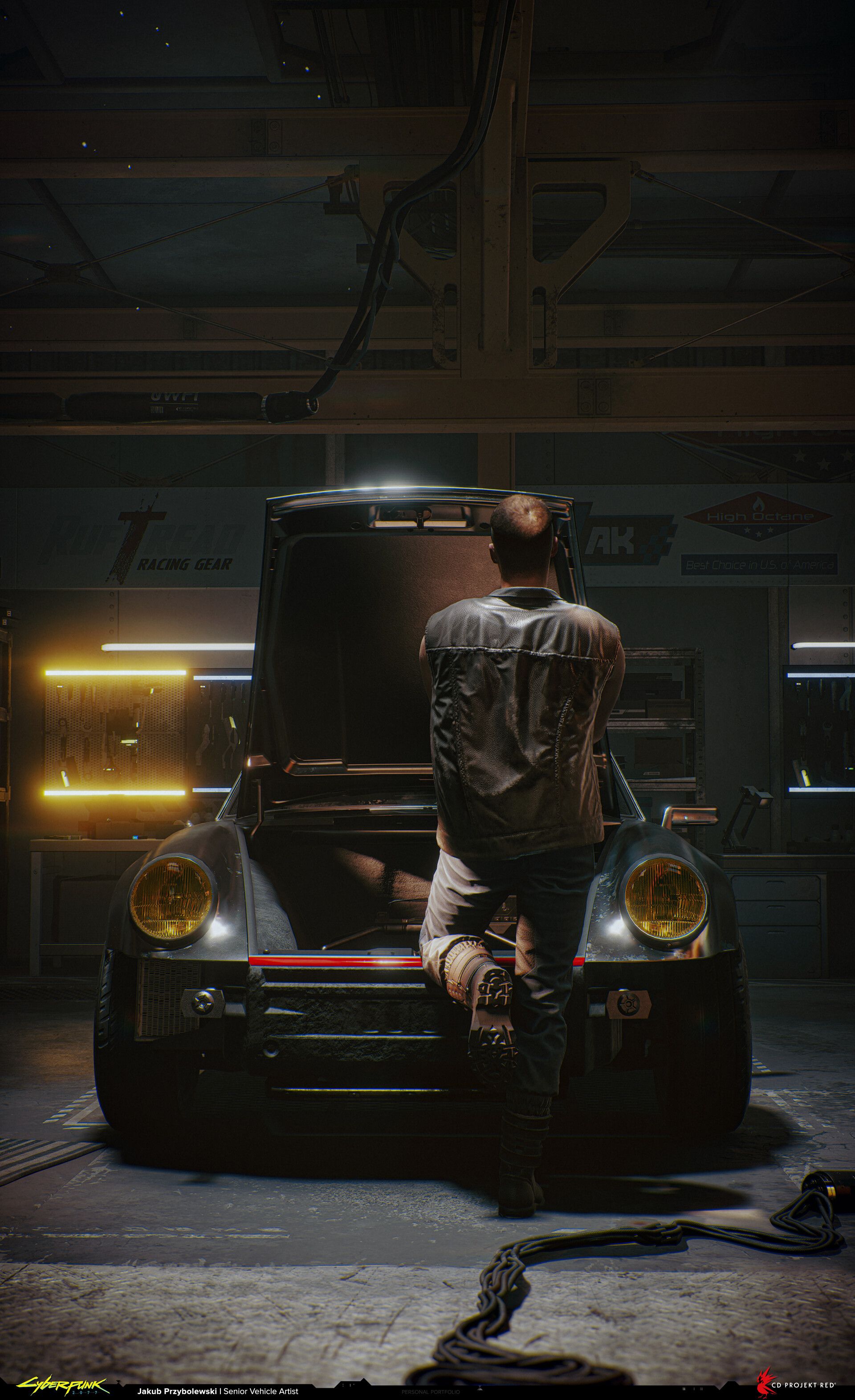 1920x3144 Cyberpunk 2077 Silverhand's Porsche