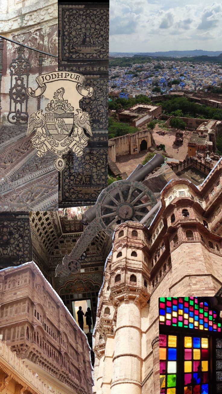 736x1308 Jodhpur Collage View of the City and Its Architecture. Jodhpur background, Jodhpur aesthetic picture