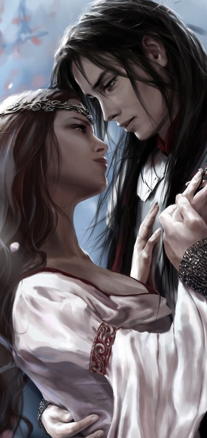 720x1520 Phone wallpaper: Fantasy, Love, Couple 1376107