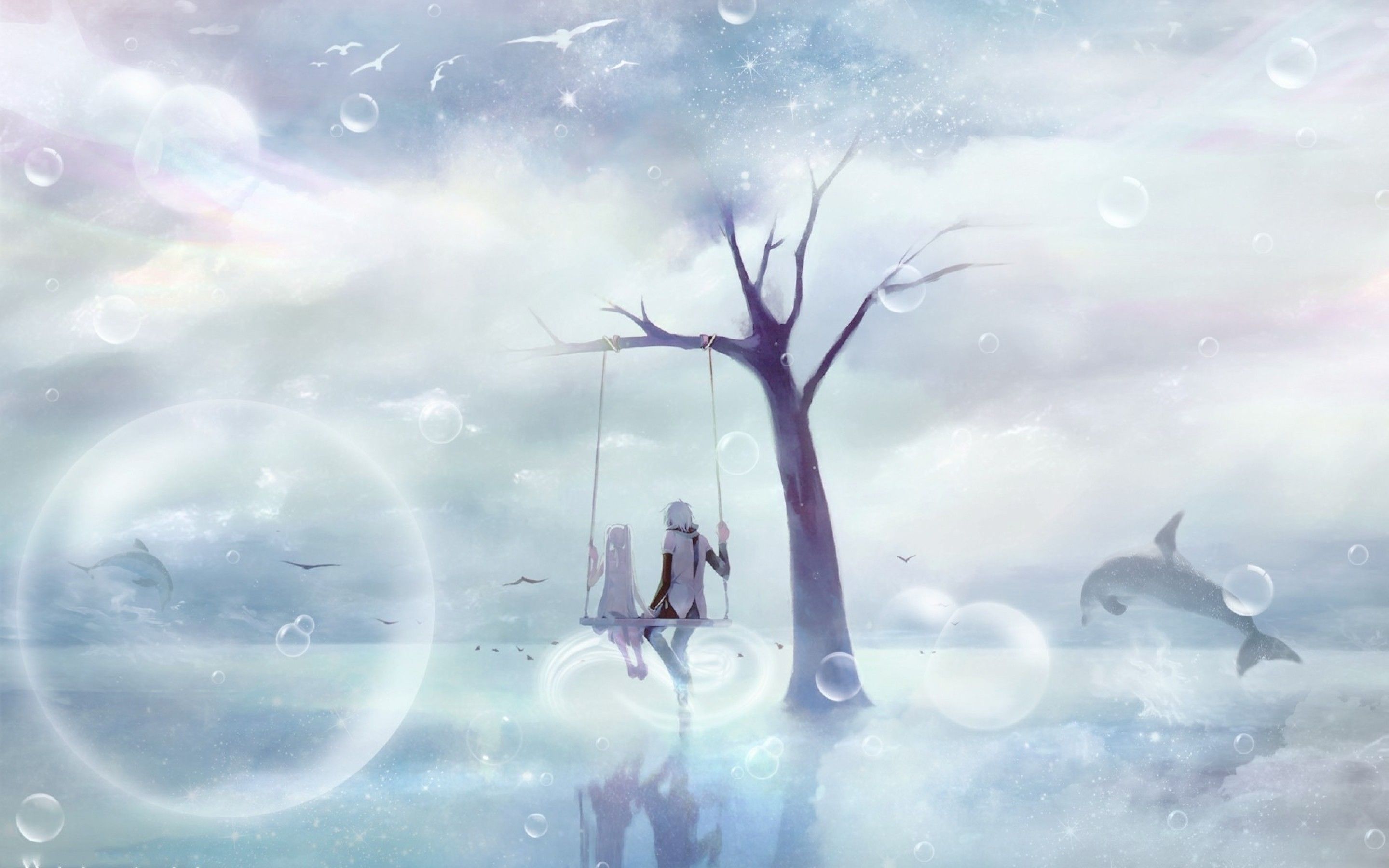 2880x1800 Fantasy Love Wallpaper