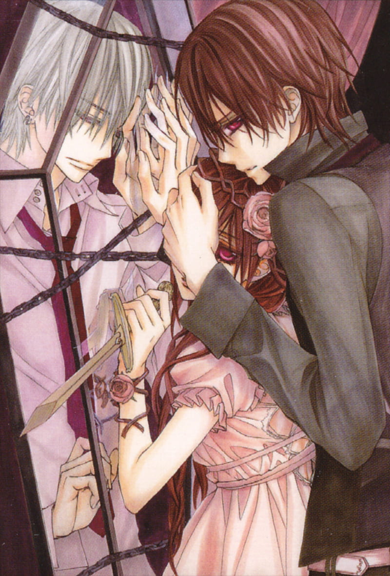 800x1180 Forbidden, anime, dark, fantasy, romantic, vampire, vampire knight, HD phone wallpaper